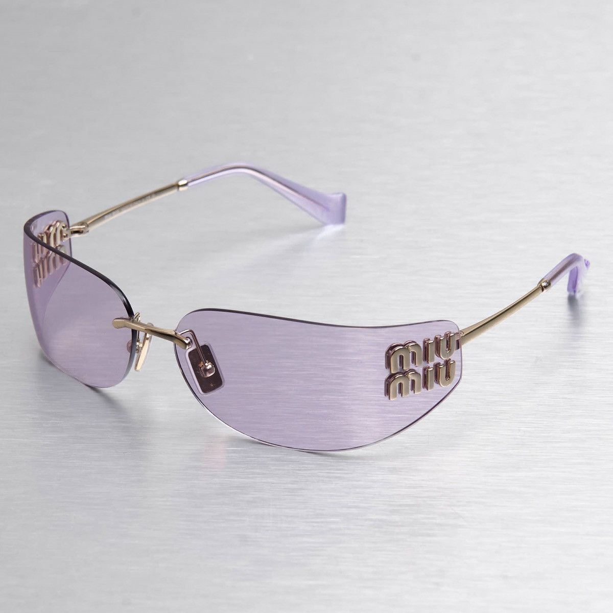 Miu Miu MIU MIU 0MU A51S ZVN90O SUNGLASSES Size ONE SIZE - 2 Thumbnail