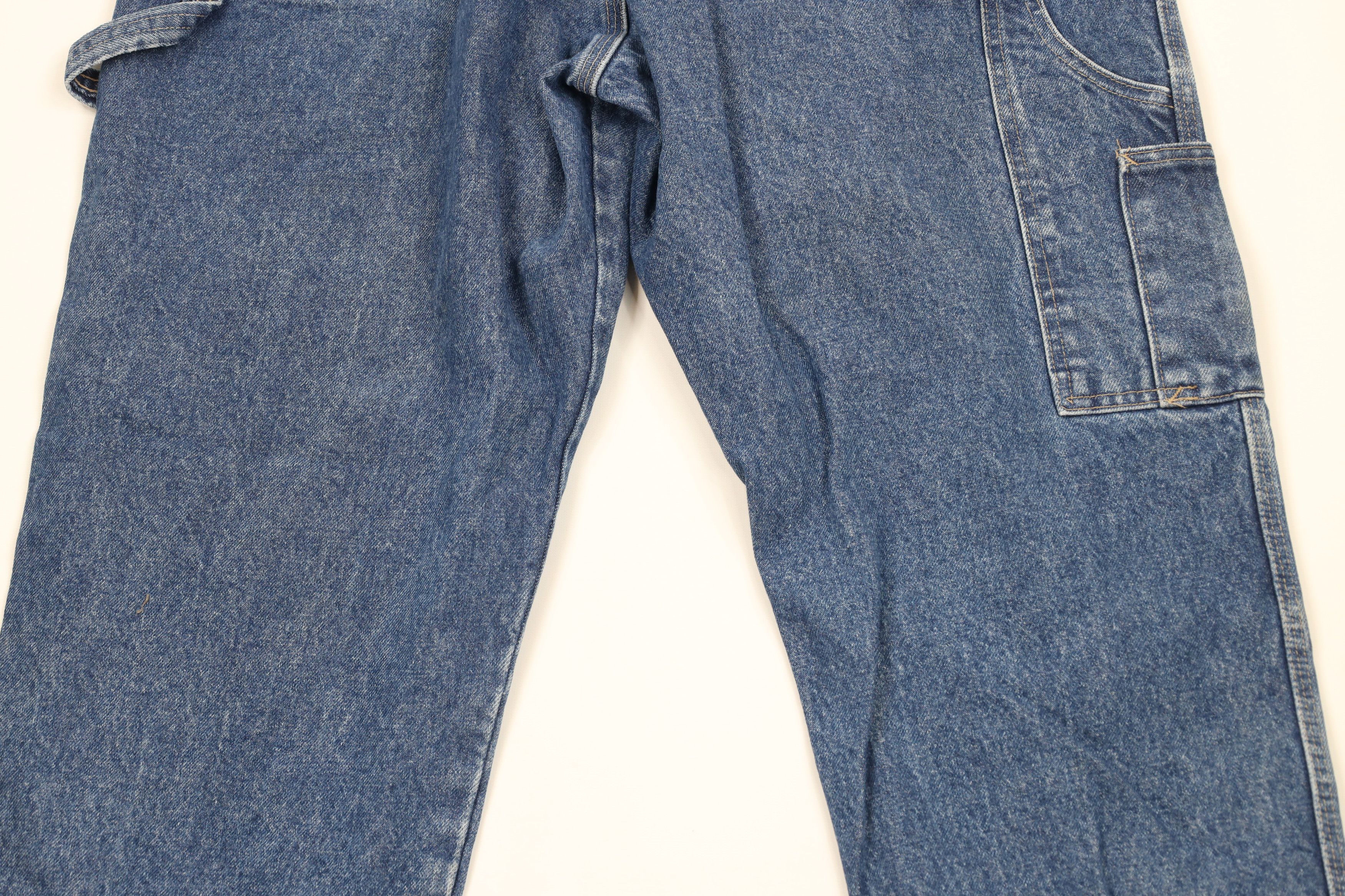 Vintage Vintage Bulwark FR Flame Resistant Wide Leg Dungaree Jeans Size US 38 / EU 54 - 11 Thumbnail
