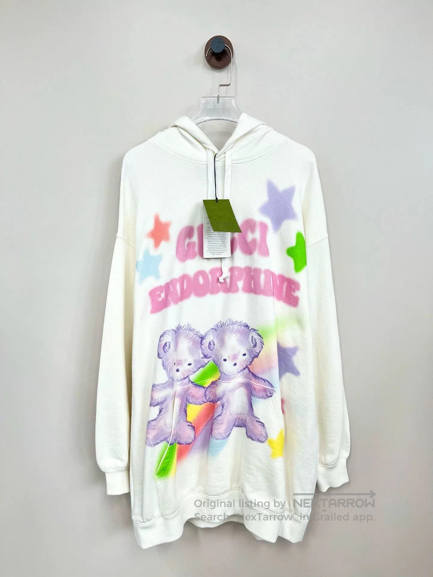 Gucci Gucci Rainbow Bear Hoodie Sweatshirt. Size S / US 4 / IT 40 - 1 Thumbnail