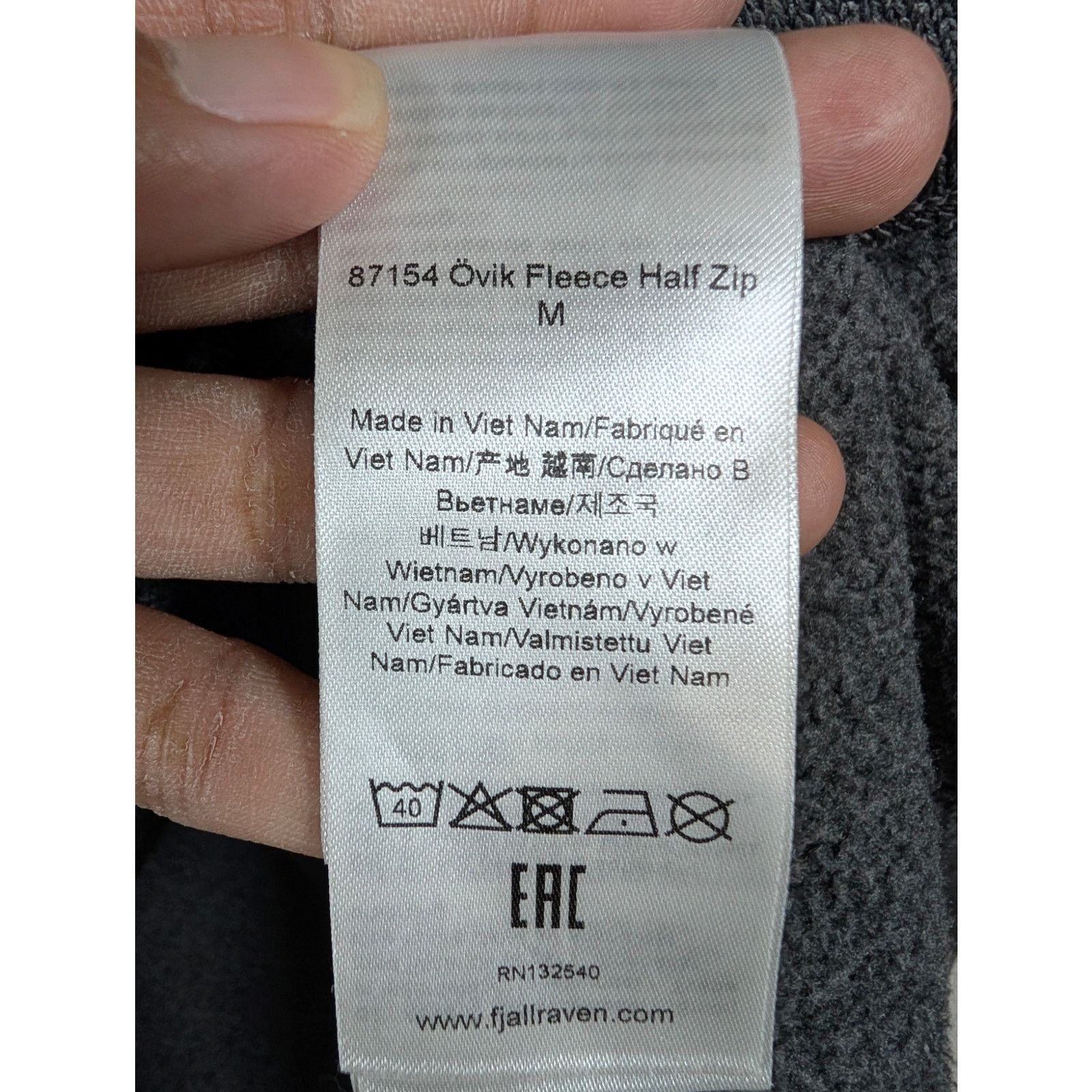 Fjallraven Fjallraven Ovik Fleece Gray Half Zip Sweater Men’s Size XXL Size US XXL / EU 58 / 5 - 5 Thumbnail