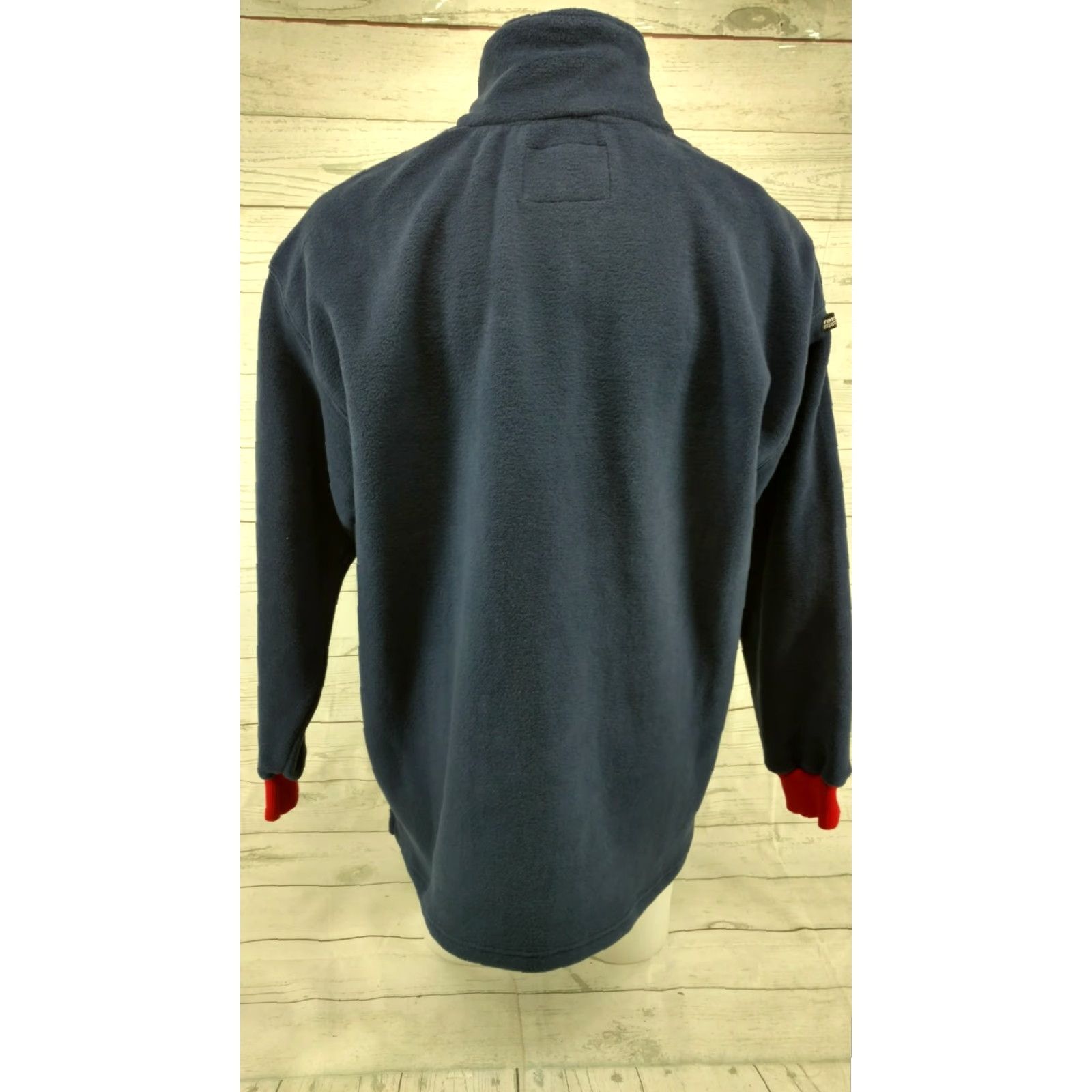 Vintage First Down Exploration Blue Fleece 1/4 Zip Hiking Pullover Size Large Size US L / EU 52-54 / 3 - 6 Thumbnail