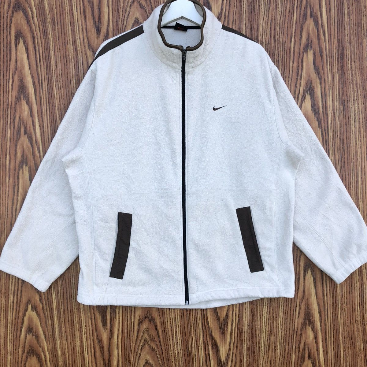 Nike Vintage Nike fleece Jacket Pullover Sweatshirt Size US L / EU 52-54 / 3 - 4 Thumbnail