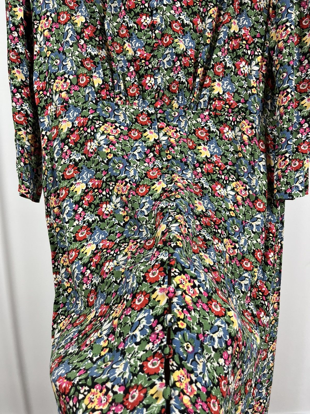 Sezane Sézane floral midi dress women’s size 42 EU 10 UK boho style Size L / US 10 / IT 46 - 6 Thumbnail