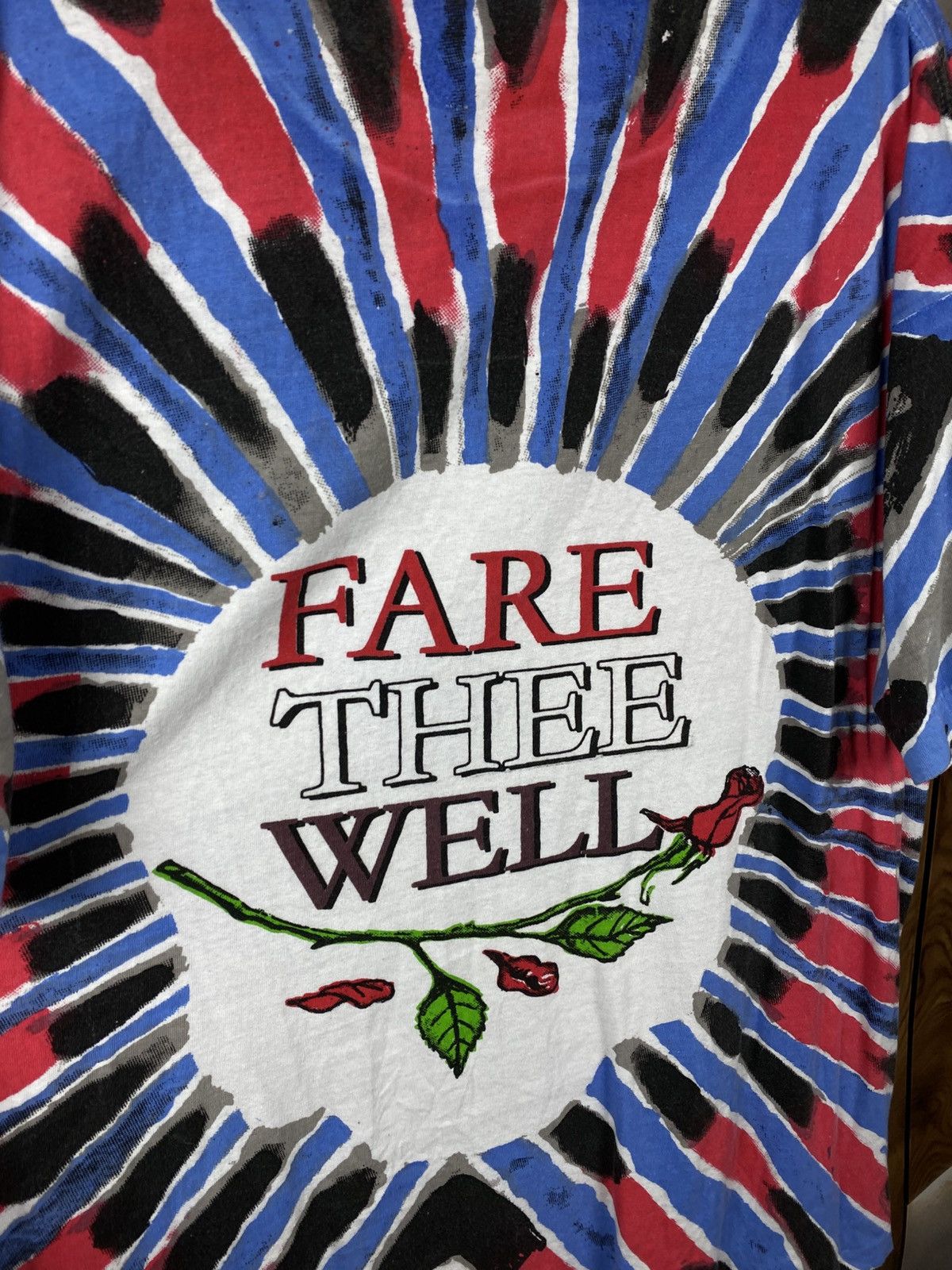 Band Tees 🎸Vintage 90s T-Shirt Grateful Dead Fare Thee Well VTG Tee🎸 Size US XL / EU 56 / 4 - 4 Thumbnail