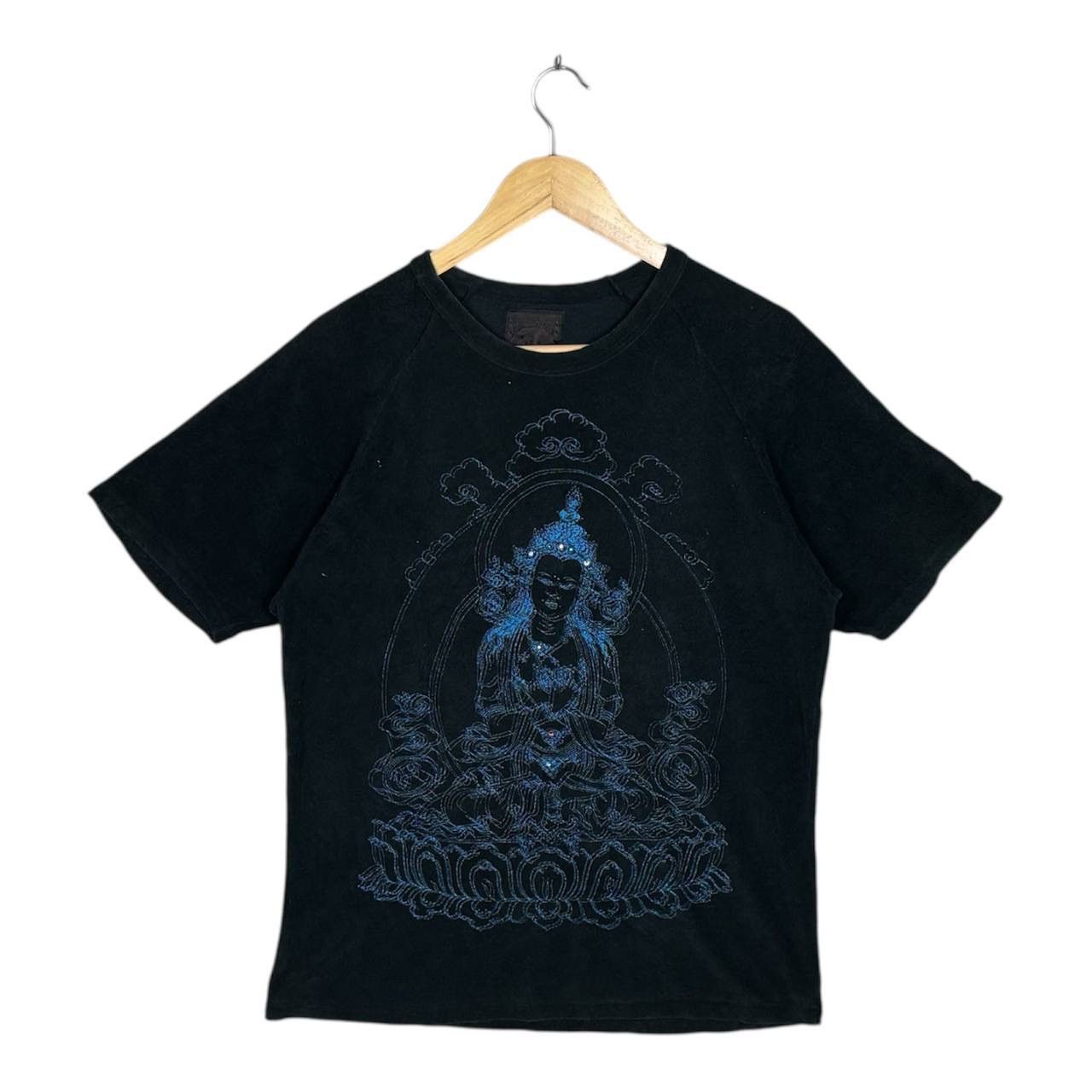 Japanese Brand DUB FACTORY ILLUSION BUDDHA CORDUROY GRAPHIC T-SHIRT Size US L / EU 52-54 / 3 - 1 Thumbnail