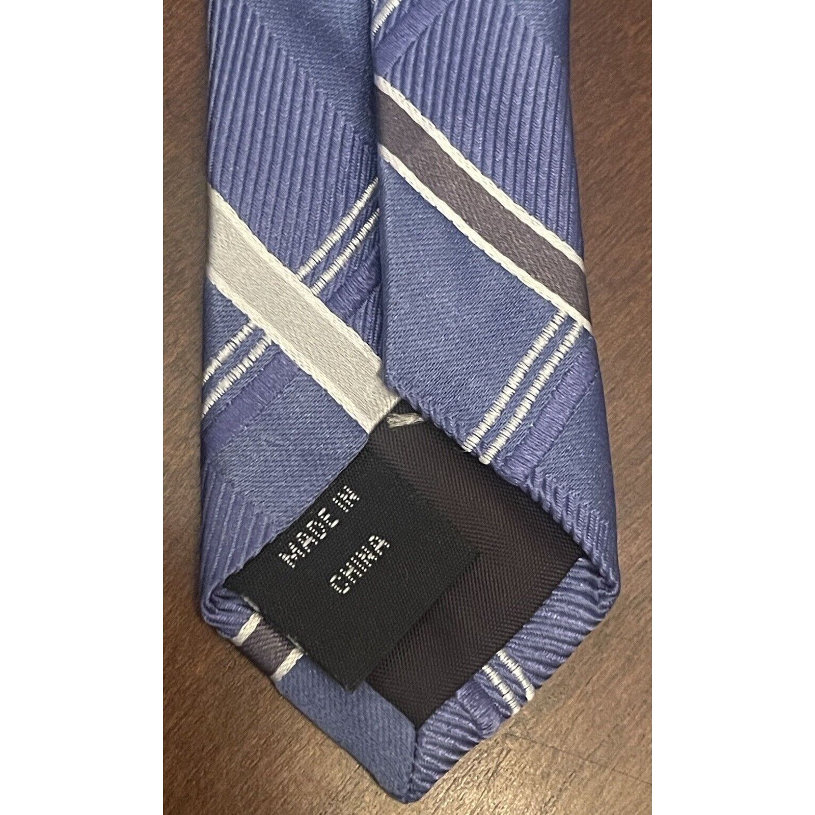 Michael Kors Michael Michael Kors Blue Gray 100% Silk Made In China Size ONE SIZE - 7 Thumbnail