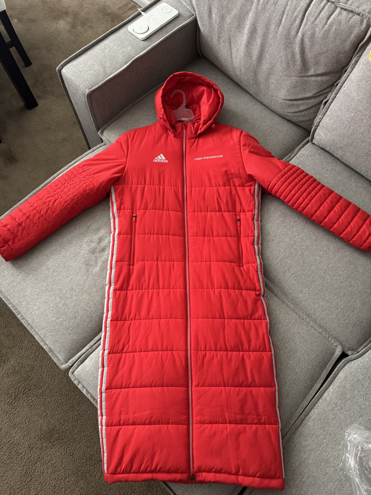 Adidas × Gosha Rubchinskiy Gosha Rubchinskiy x Adidas Long Padded Coat Size US M / EU 48-50 / 2 - 2 Thumbnail