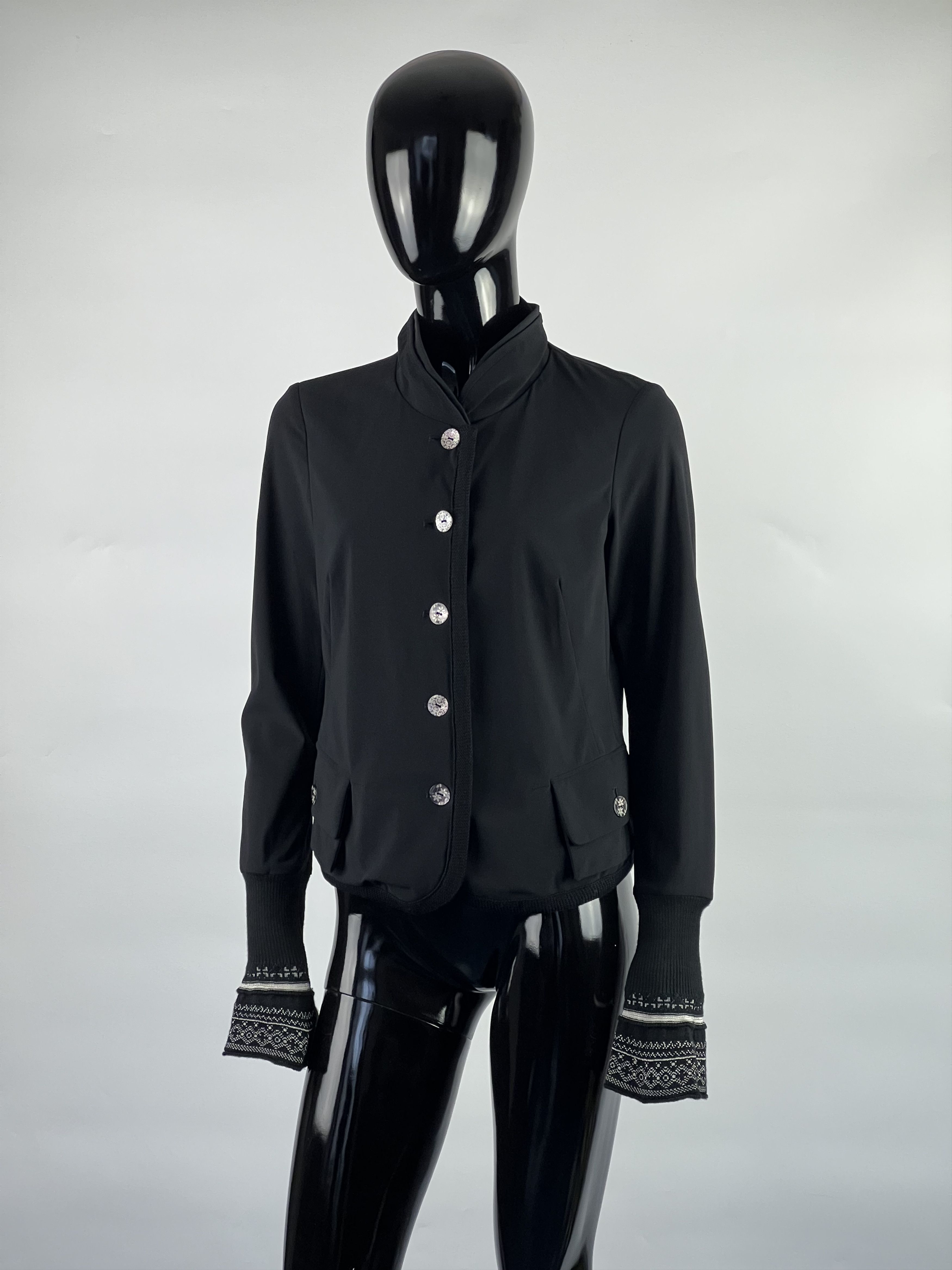 Marithe + Francois Girbaud Marithe Francois Girbaud Black Blazer Jacket Size IT42 US5 Size M / US 6-8 / IT 42-44 - 1 Thumbnail