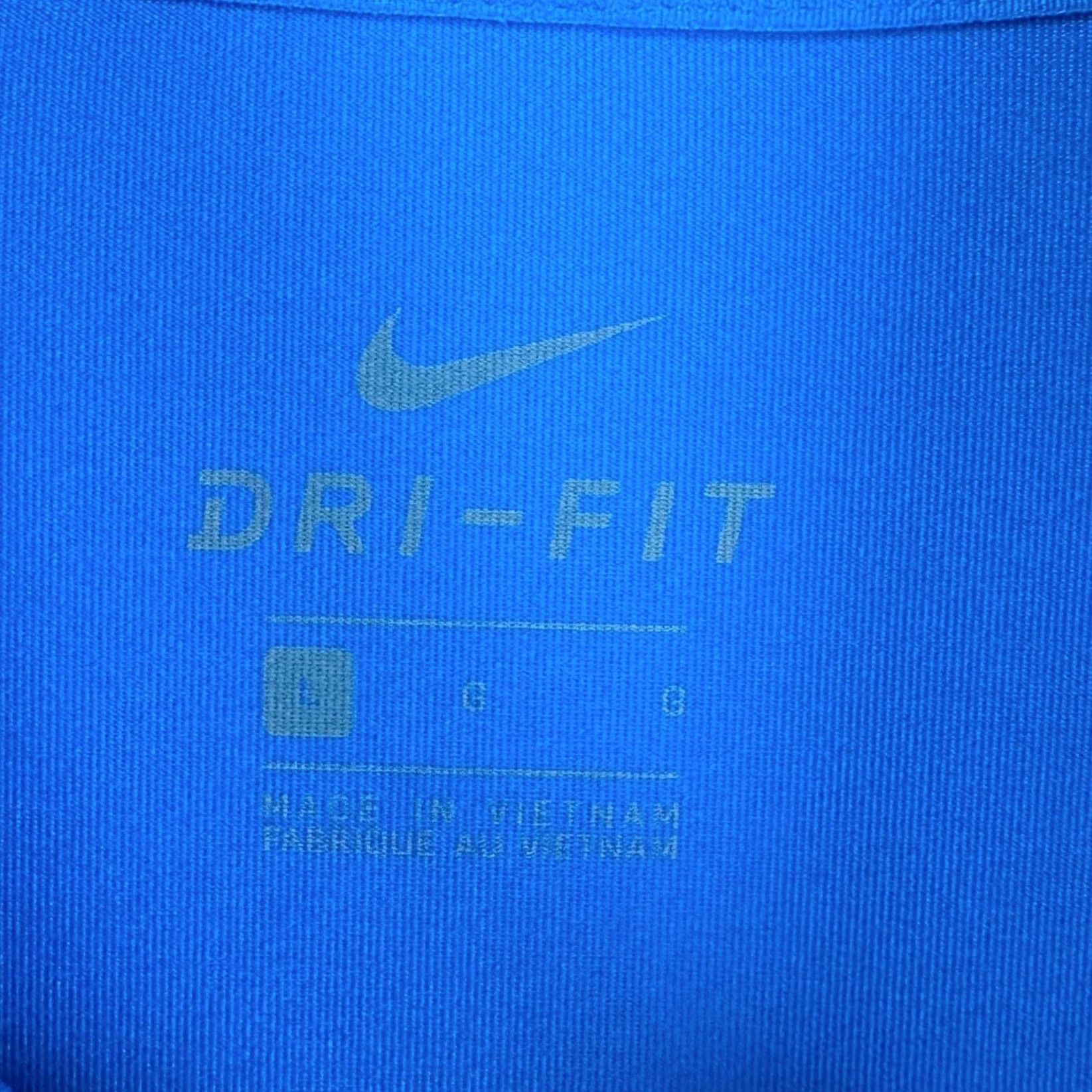 Nike Nike Dri-Fit Adult Mens Golf Polo Shirt Large Blue Vapor Reflect Stretch Rugby Size US L / EU 52-54 / 3 - 4 Thumbnail