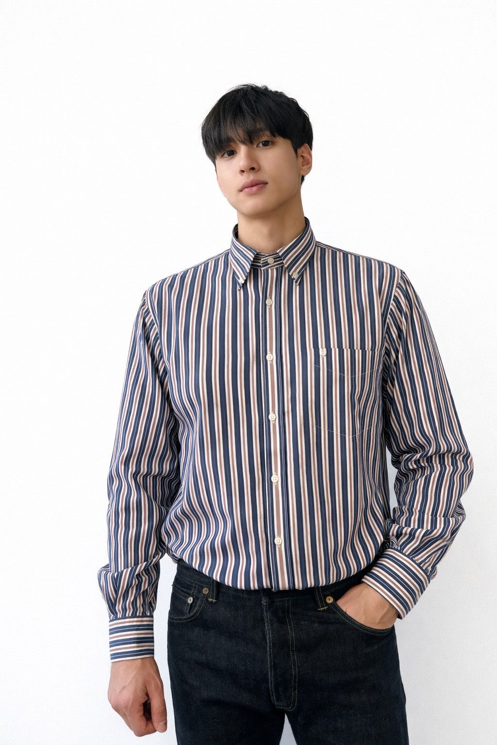Paul & Shark Paul & Shark Yachting Multi Color Striped Button Shirt 42 L Size US L / EU 52-54 / 3 - 1 Thumbnail