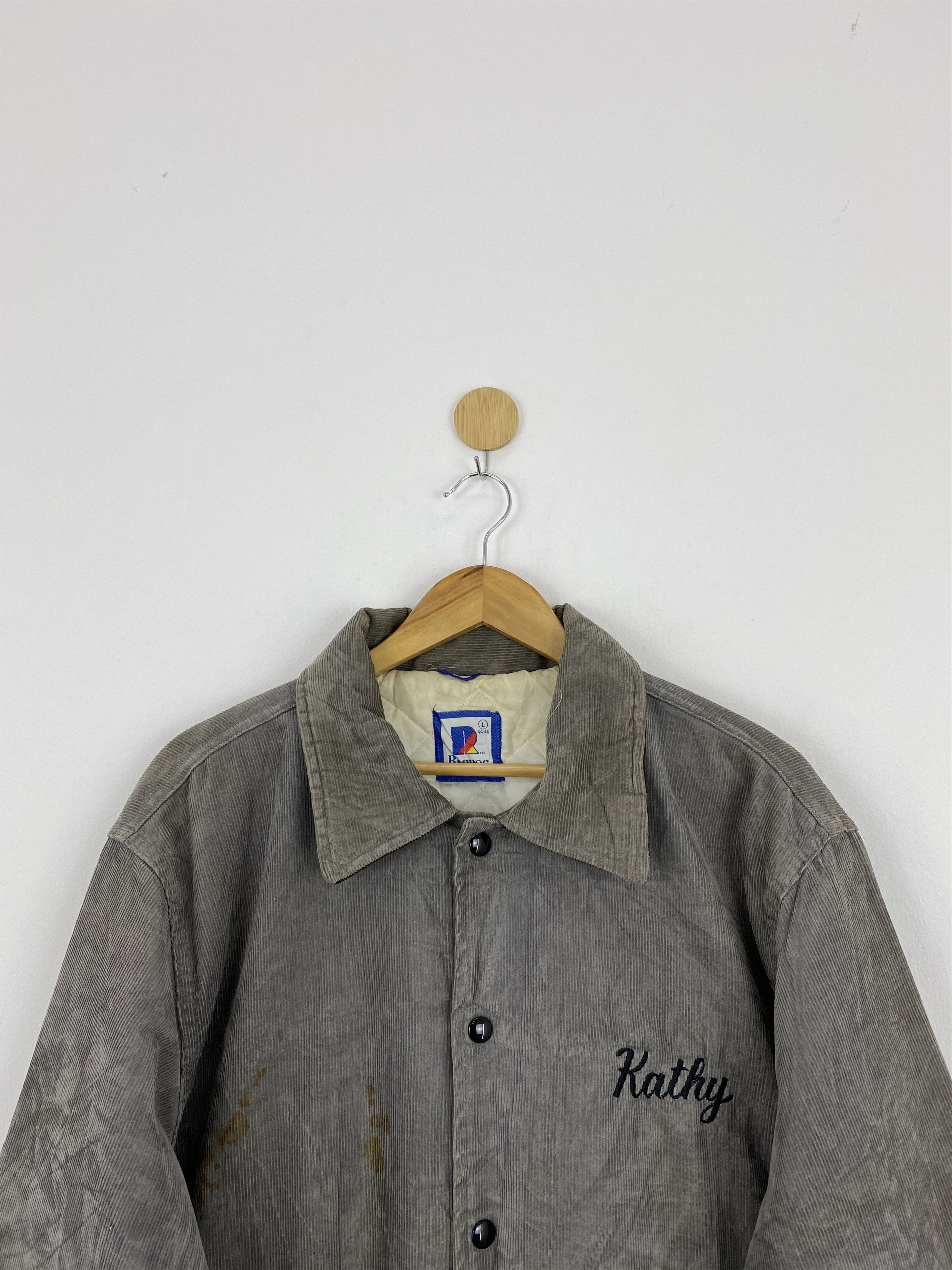 Rennoc Vintage 90s Rennoc Made In Usa Corduroy Bomber Jacket J1727 Size US L / EU 52-54 / 3 - 2 Thumbnail