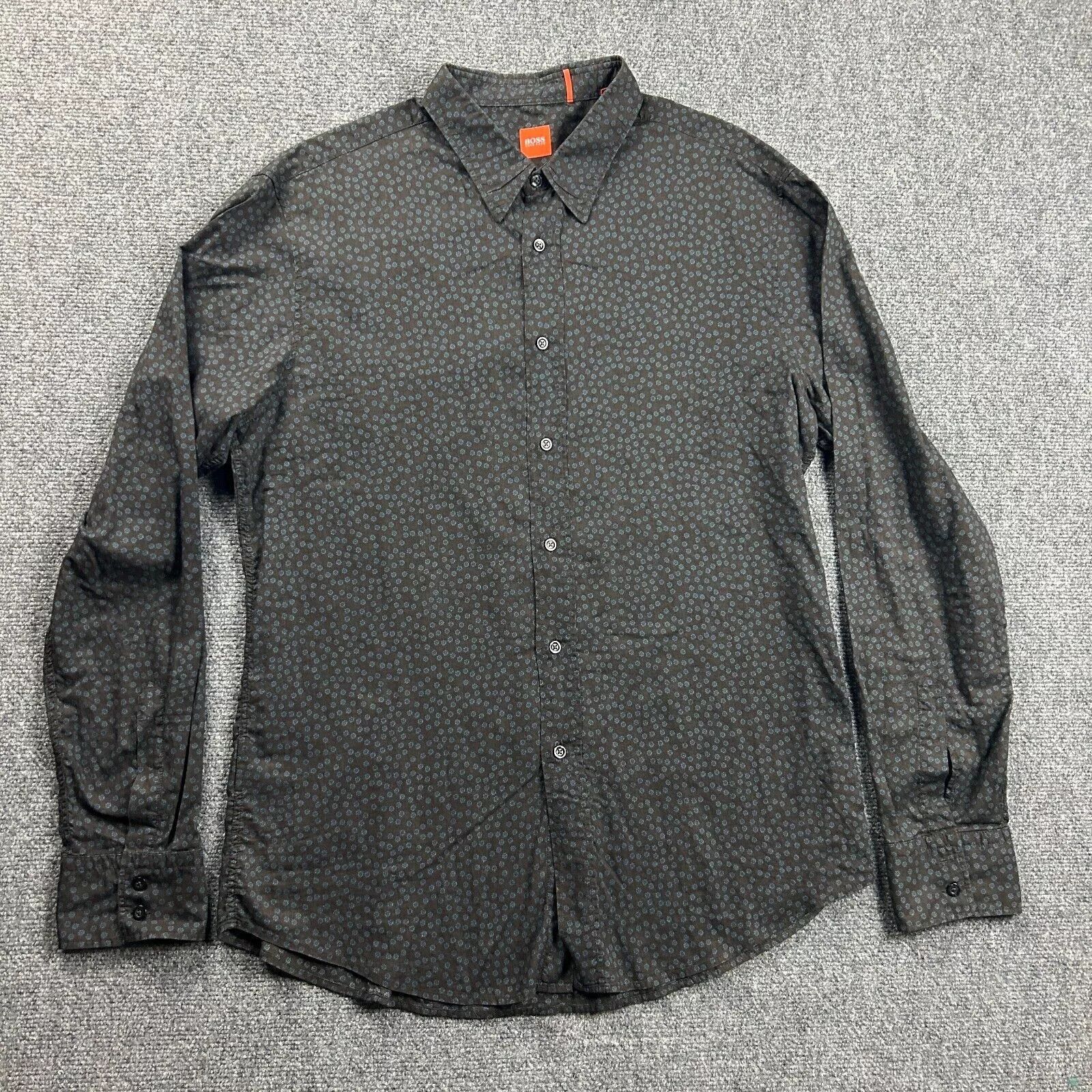 Hugo Boss Hugo Boss Shirt Mens Extra Large Floral Button Up Label Size US XL / EU 56 / 4 - 1 Thumbnail