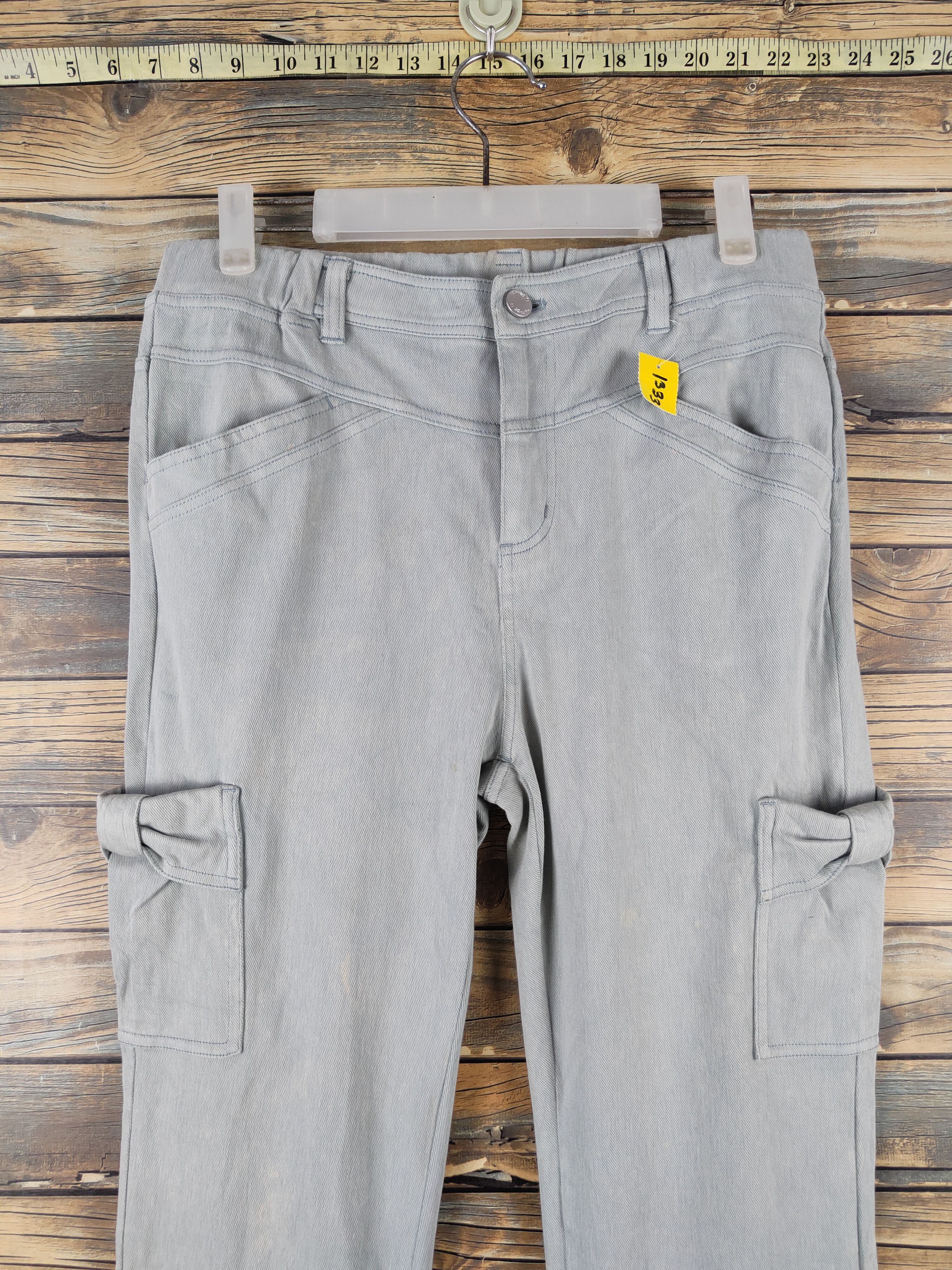Japanese Brand DL Masumi Satomi Green Multipocket Cargo Pants #1333 Size 31" - 2 Thumbnail