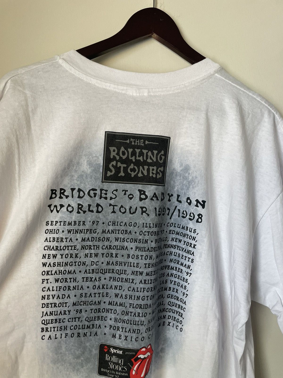 Anvil × Vintage Vintage 1997/98 The Rolling Stones tour tee shirt Size US XXL / EU 58 / 5 - 6 Thumbnail