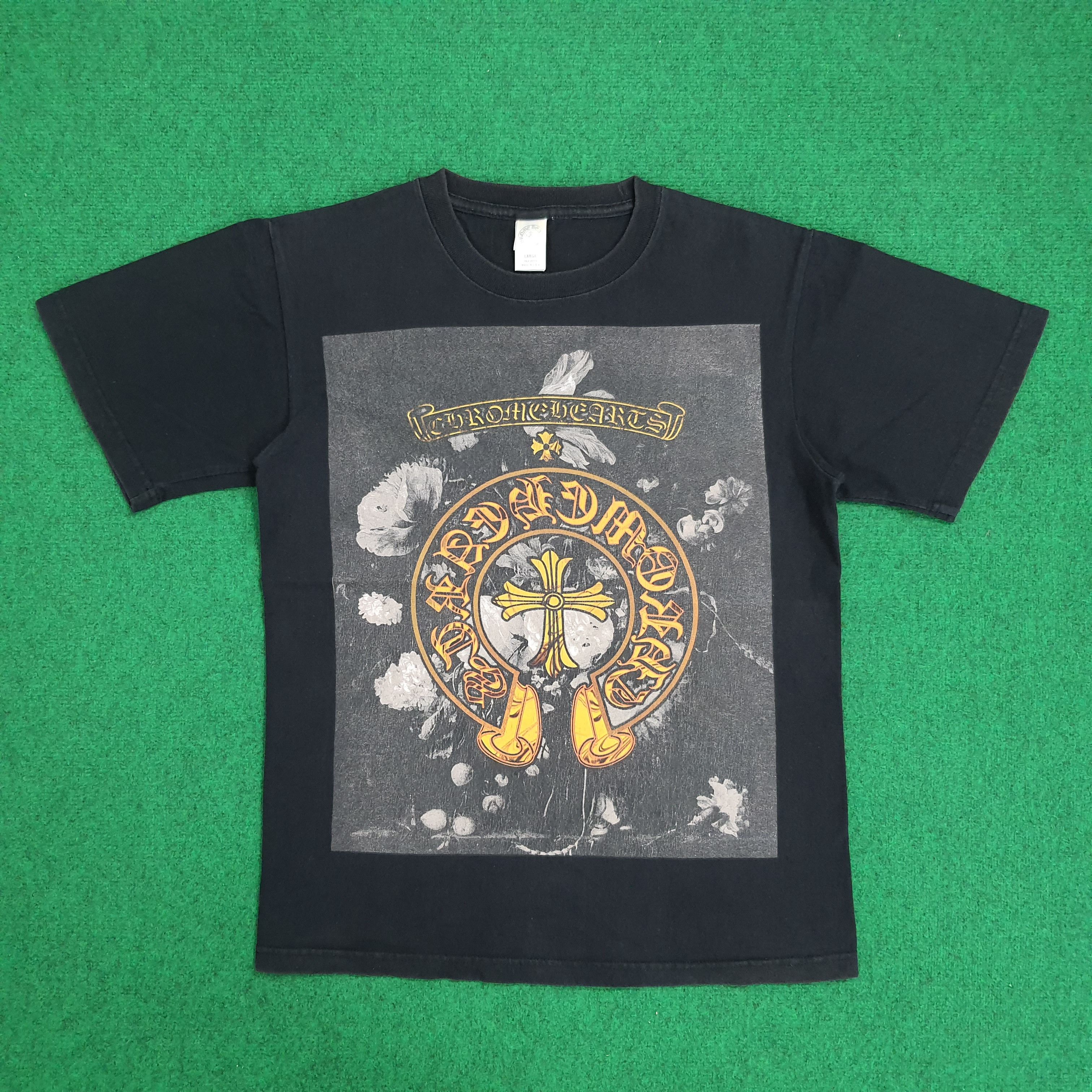 Vintage Vintage Chrome Hearts Tshirt Size US M / EU 48-50 / 2 - 1 Thumbnail