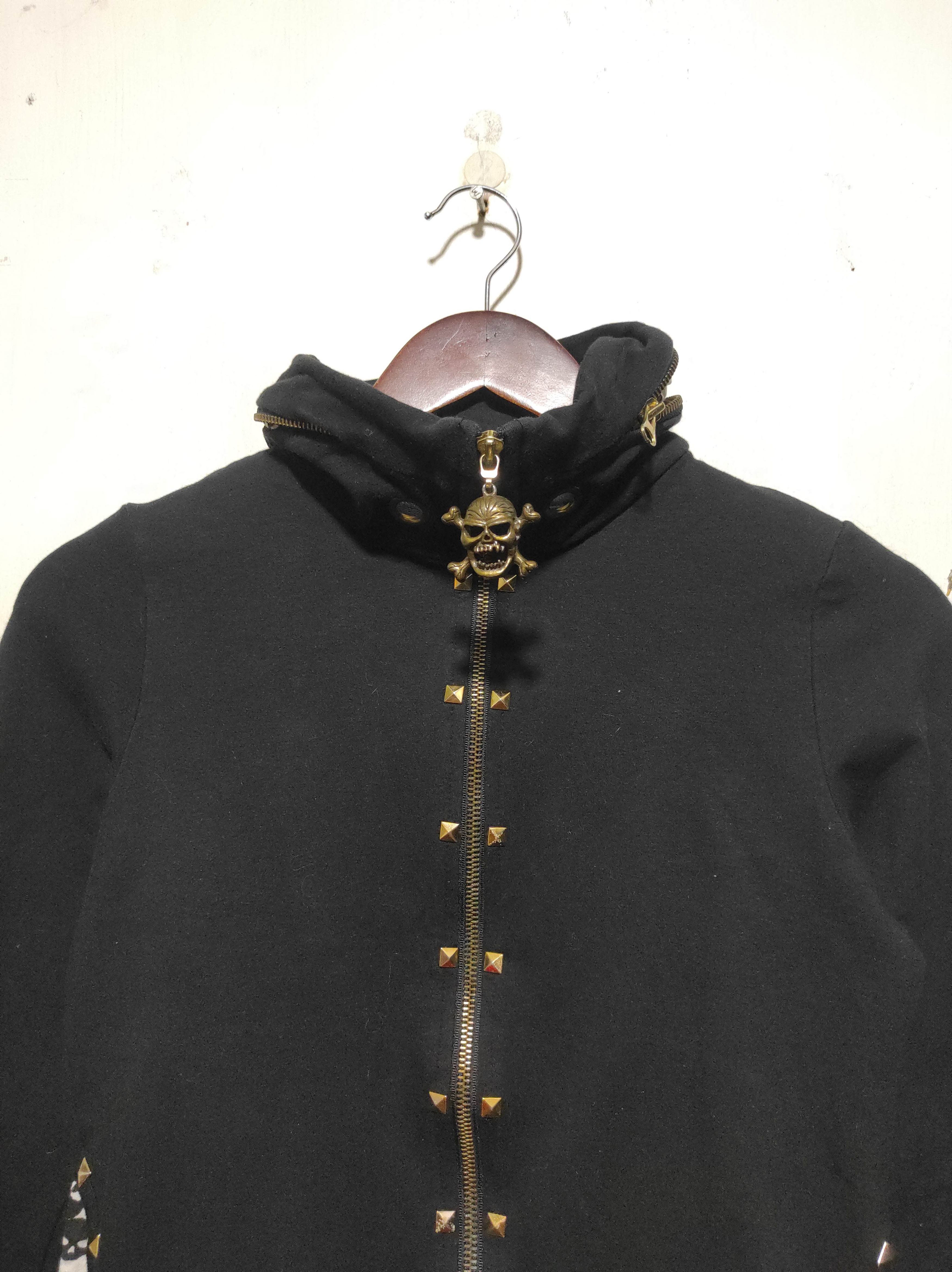 14th Addiction Black Zip Skull Sweater Ifsixwasnine Lgb Style Size XS / US 0-2 / IT 36-38 - 4 Thumbnail