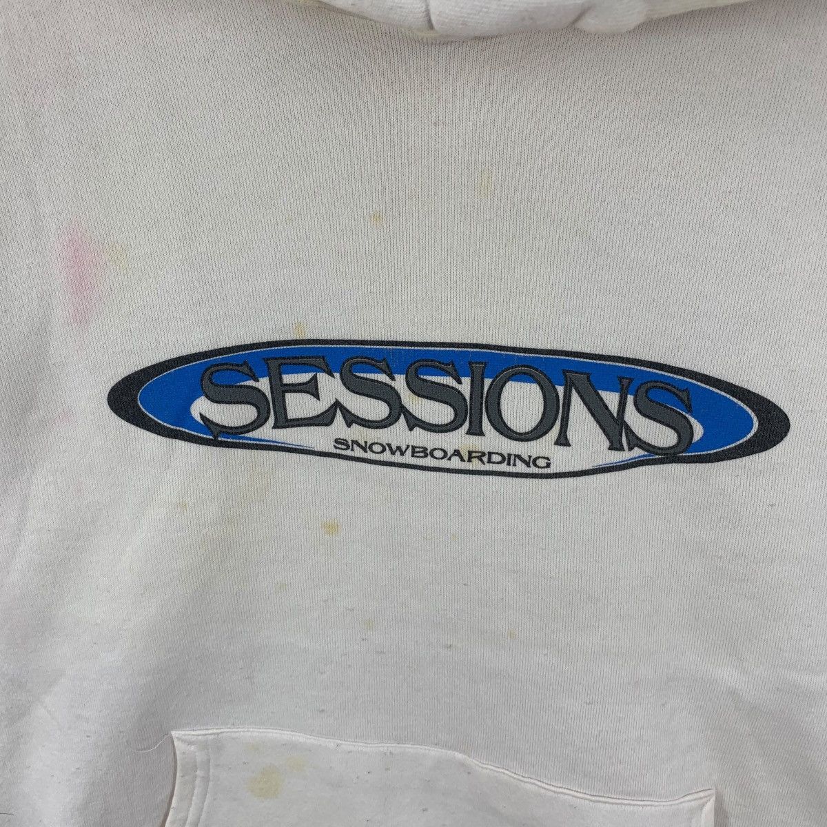 Sessions Vintage 90’ SESSIONS SNOWBOARDING SKATEBOARD Hoodie Size US L / EU 52-54 / 3 - 5 Thumbnail