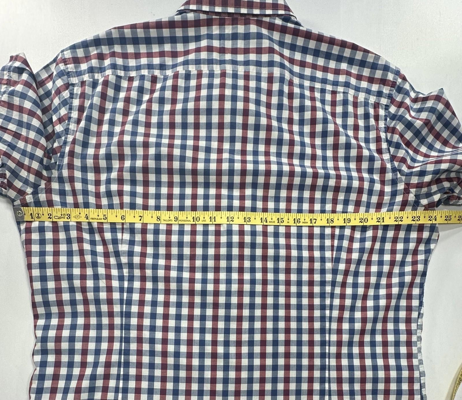 Banana Republic Banana Republic Cotton/Spandex Button Up Multicolor Mens XL Size US XL / EU 56 / 4 - 4 Thumbnail