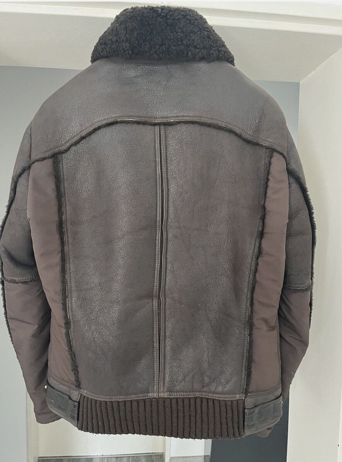 Dolce & Gabbana VINTAGE AVIATOR SHEARLING JACKET Size US M / EU 48-50 / 2 - 10 Thumbnail