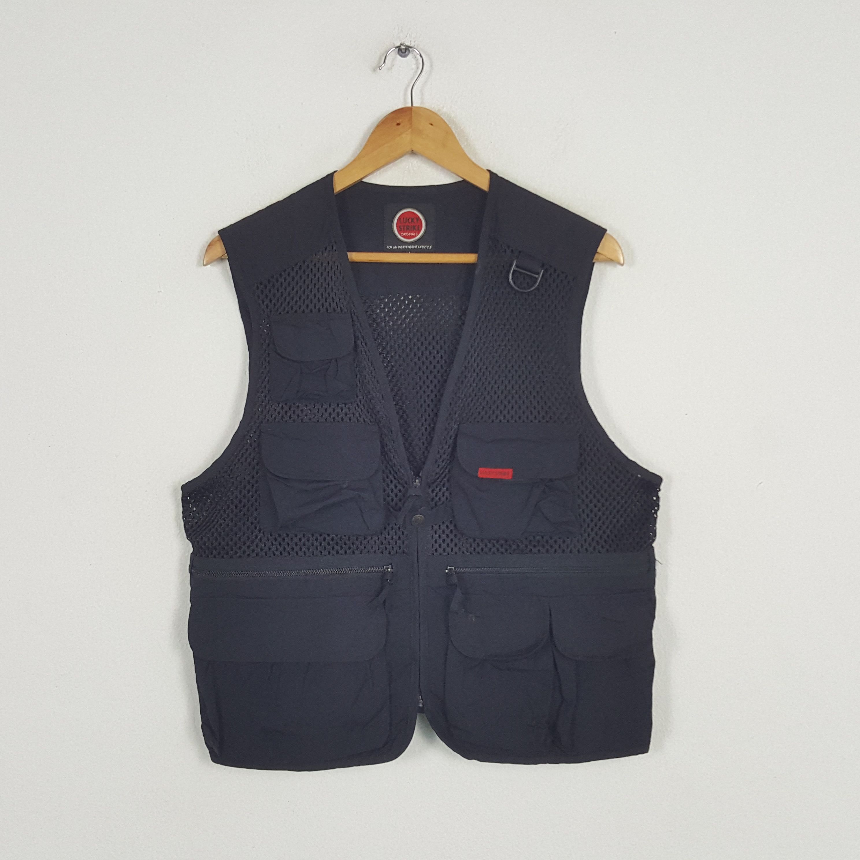 Camel × Vintage Vintage Lucky Strike Racing Team Promo Utility Vest Size US L / EU 52-54 / 3 - 1 Thumbnail
