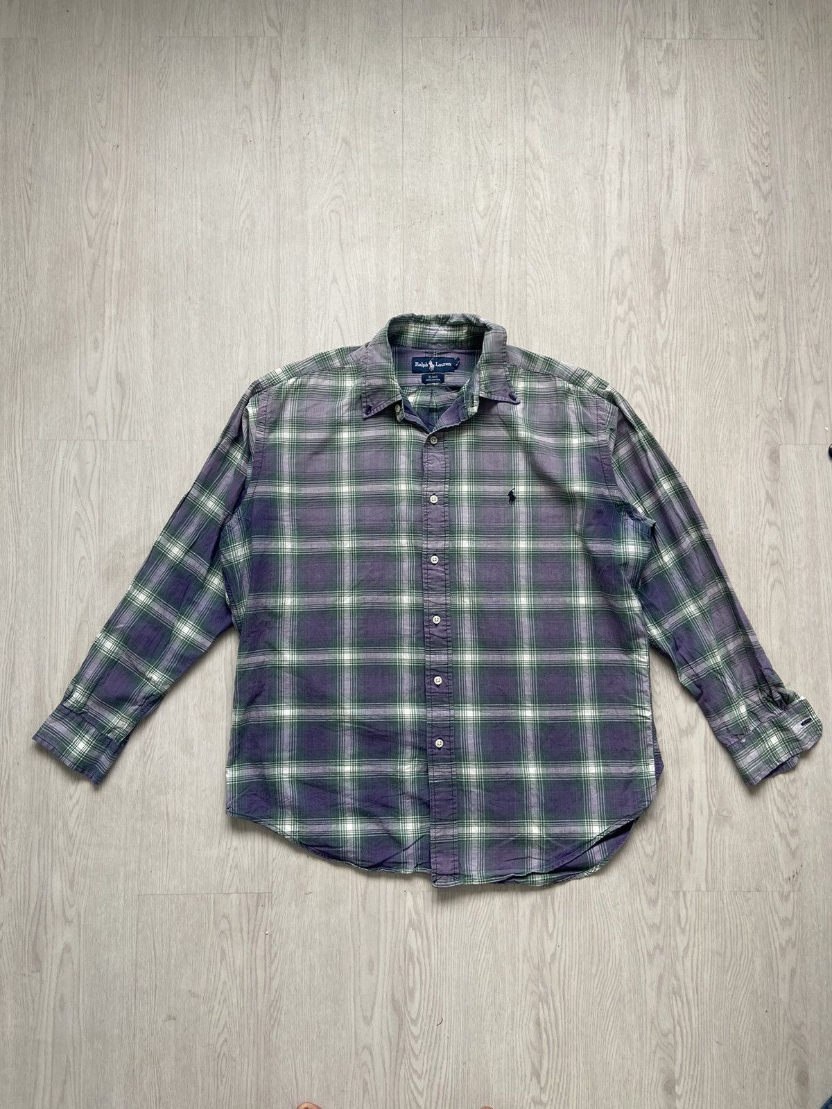 Polo Ralph Lauren Vintage 90’s Polo Ralph Lauren Small Pony Blake Plaid Shirt Size US M / EU 48-50 / 2 - 1 Thumbnail