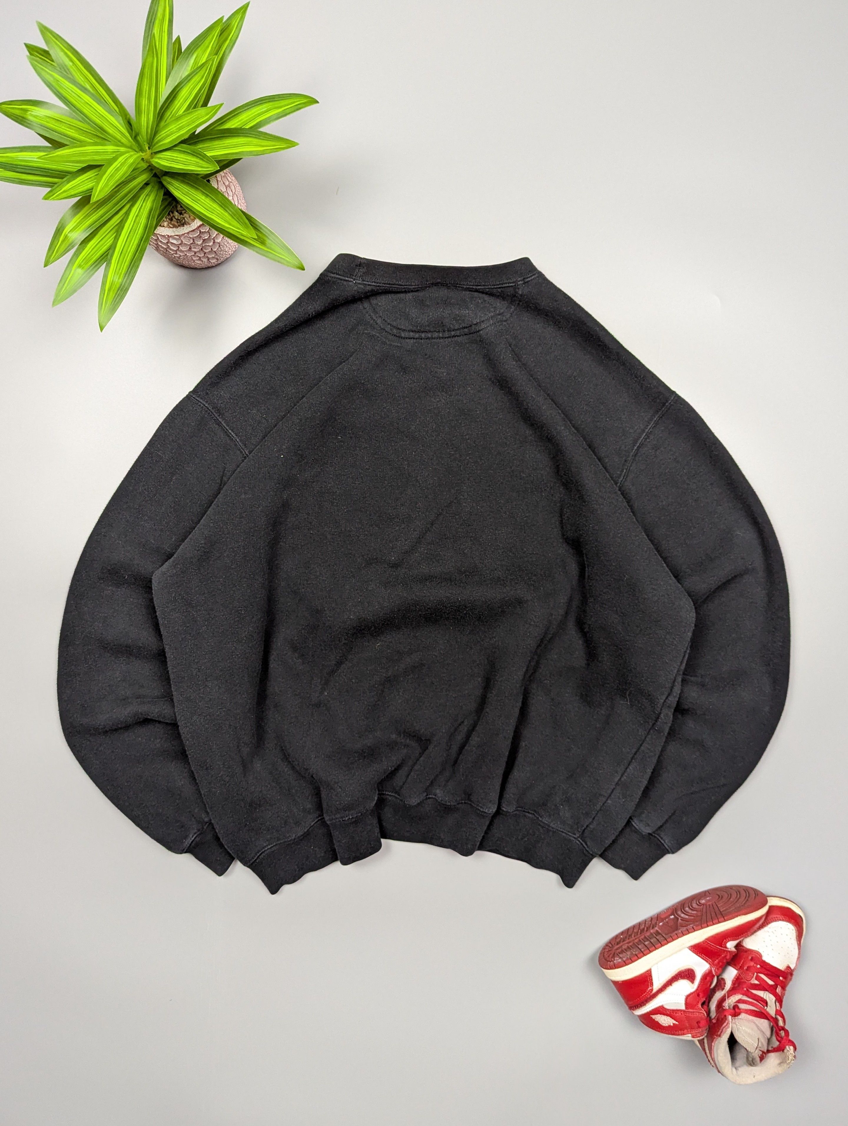 Champion CHAMPION Vintage 90s Men's Black Loose Fit Sweatshirt Size US L / EU 52-54 / 3 - 9 Thumbnail