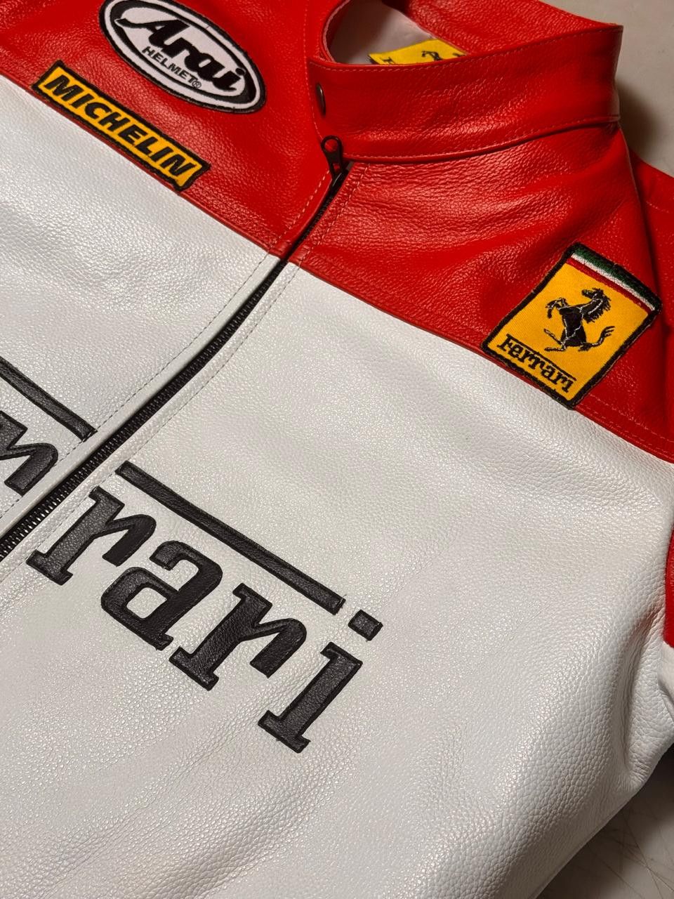 Ferrari × Vintage Vintage Ferrari Leather Jacket Size US L / EU 52-54 / 3 - 6 Thumbnail