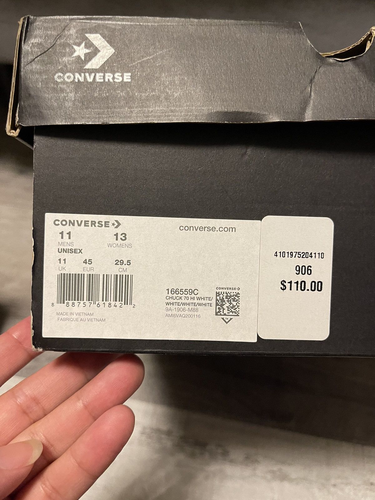 Converse × Joshua Vides Converse x Joshua Vides Chuck 70 Hi Size US 11 / EU 44 - 7 Thumbnail