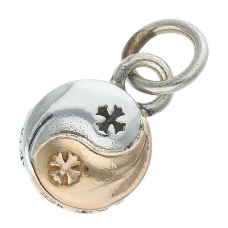 Chrome Hearts Chrome Hearts YIN YANG Silver Gold Charm Necklace Size ONE SIZE - 1 Thumbnail
