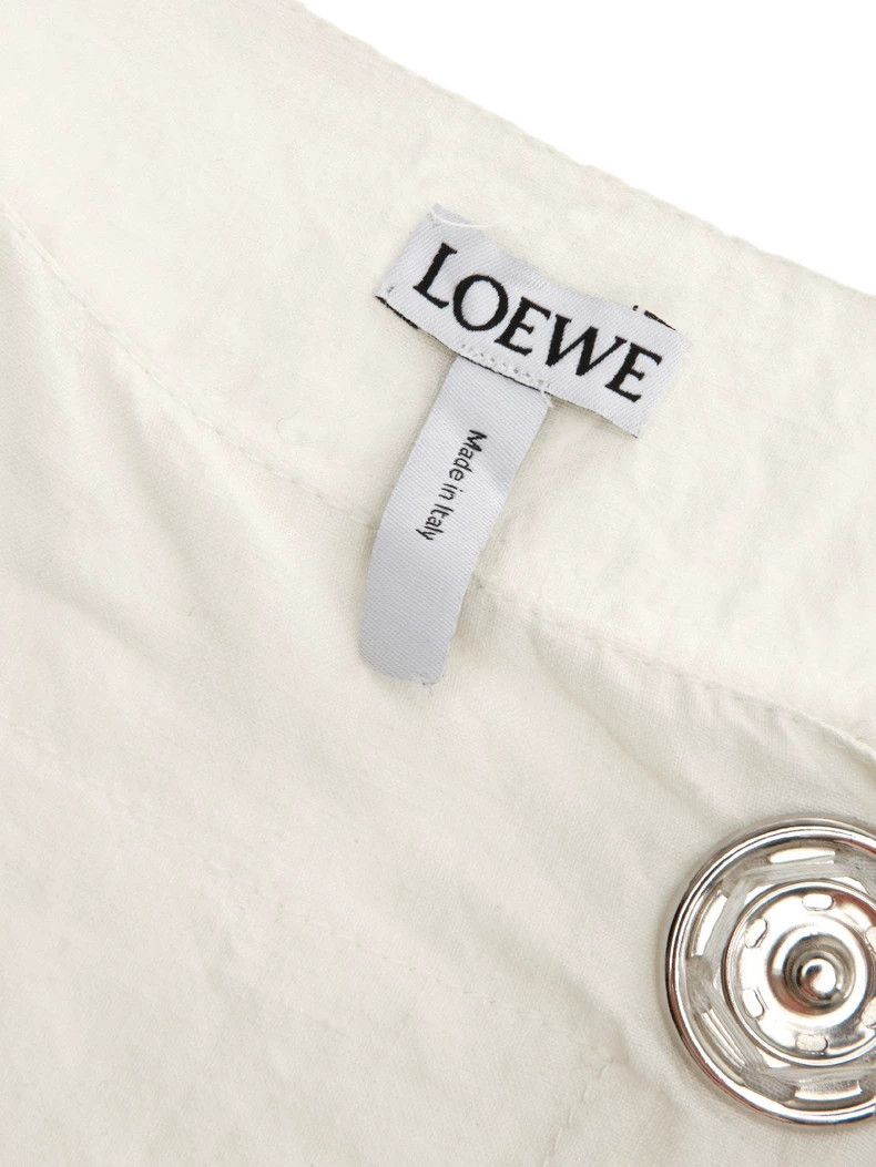 Loewe LOEWE Cotton and hemp buttoned dress Size XS / US 0-2 / IT 36-38 - 5 Thumbnail