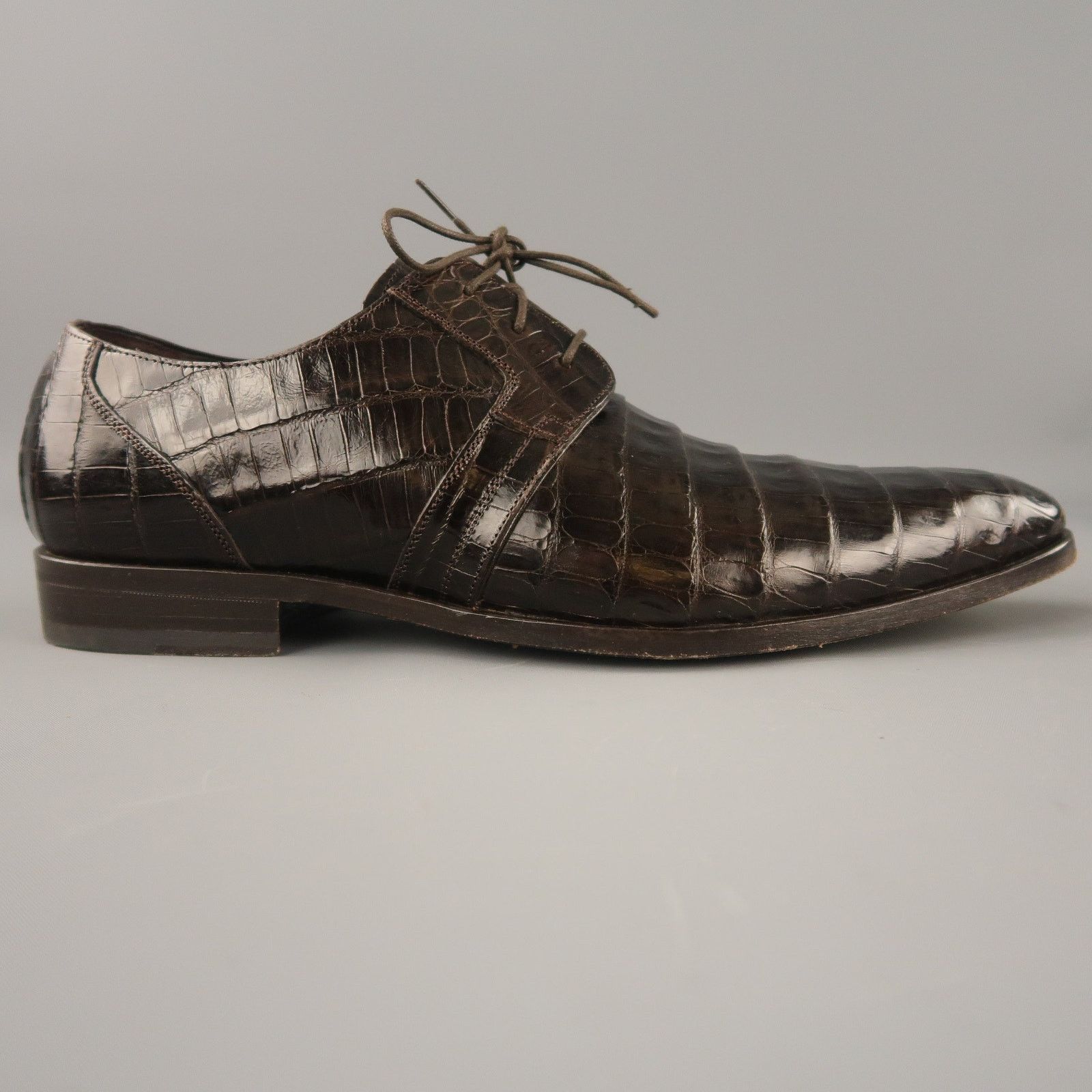 Mezlan MEZLAN Size 9 Brown Textured Lace Up Lace Up Shoes Size US 9 / EU 42 - 1 Thumbnail