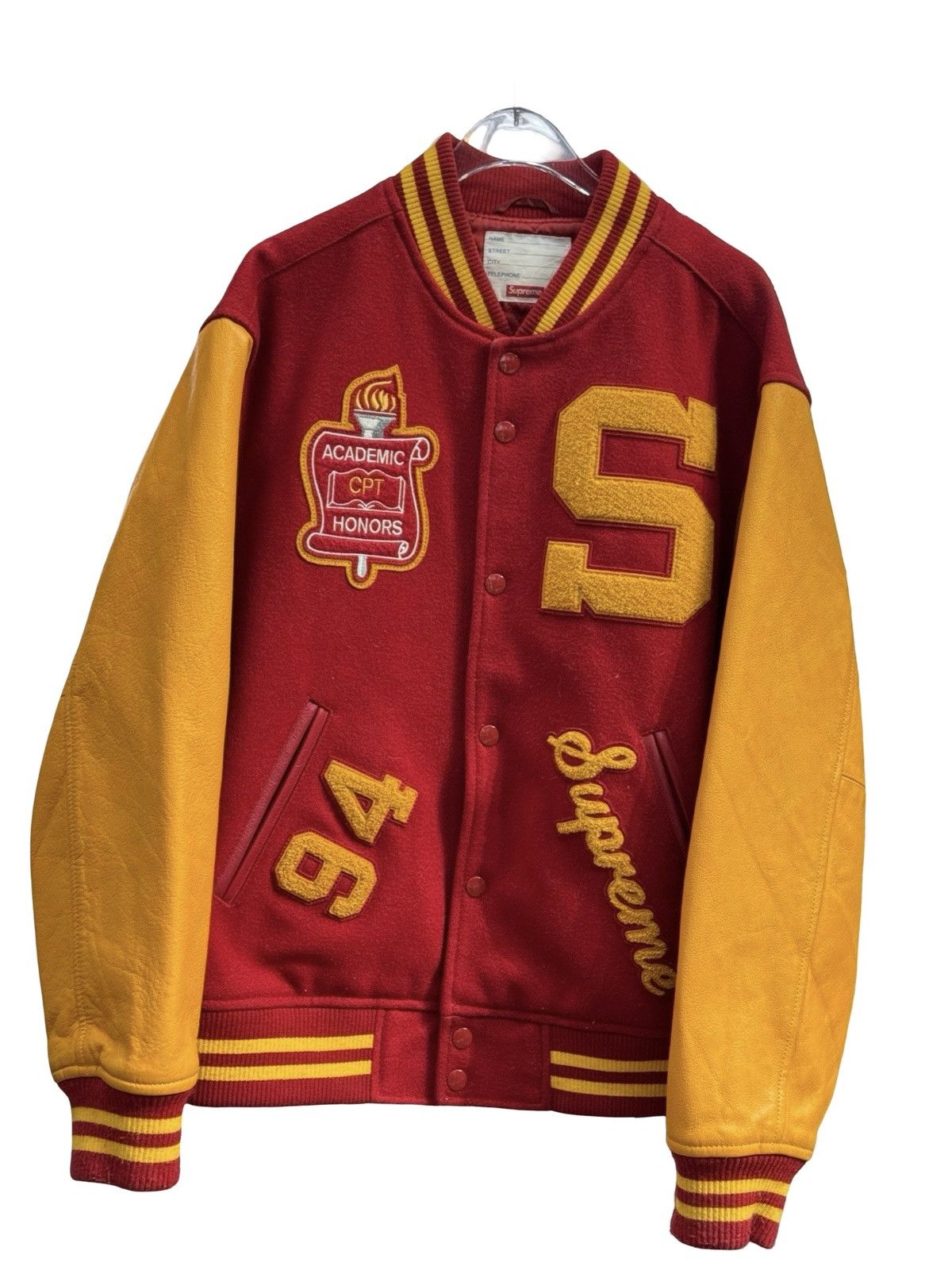 Supreme Supreme AEON Flux Varsity Jacket | Grailed