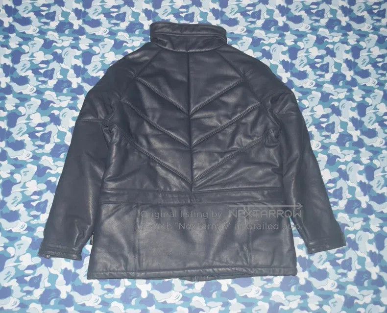 Neighborhood Neighborhood Cowhide Leather Jacket Initial Year Size US L / EU 52-54 / 3 - 2 Thumbnail