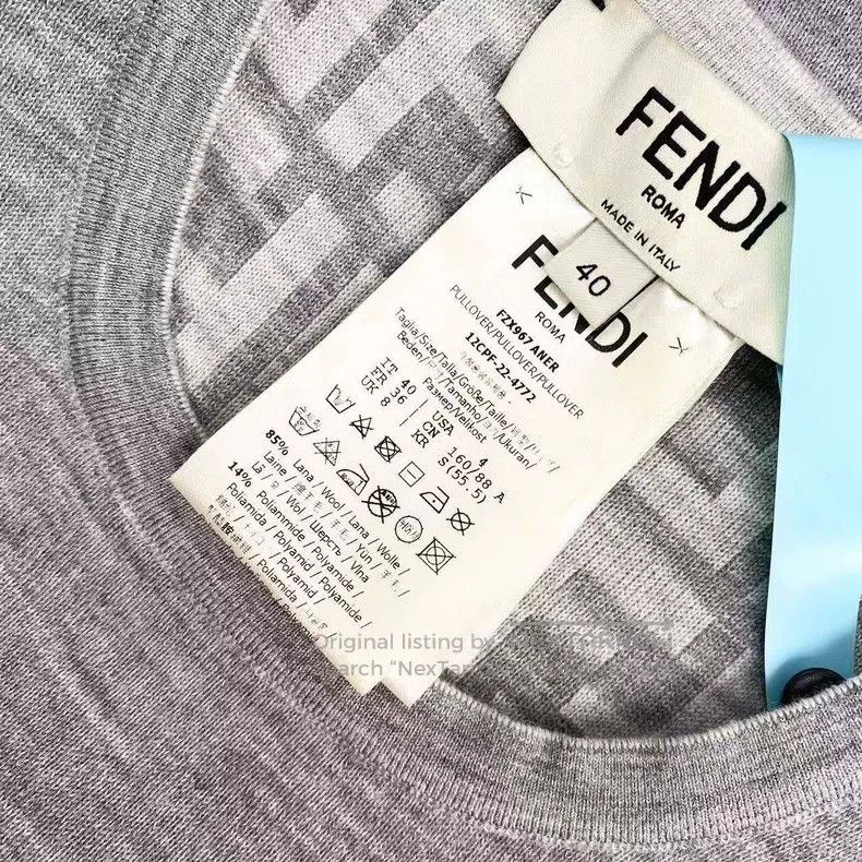 Fendi Fendi Grey Lining Floral Printed Vest Size XS / US 0-2 / IT 36-38 - 4 Thumbnail