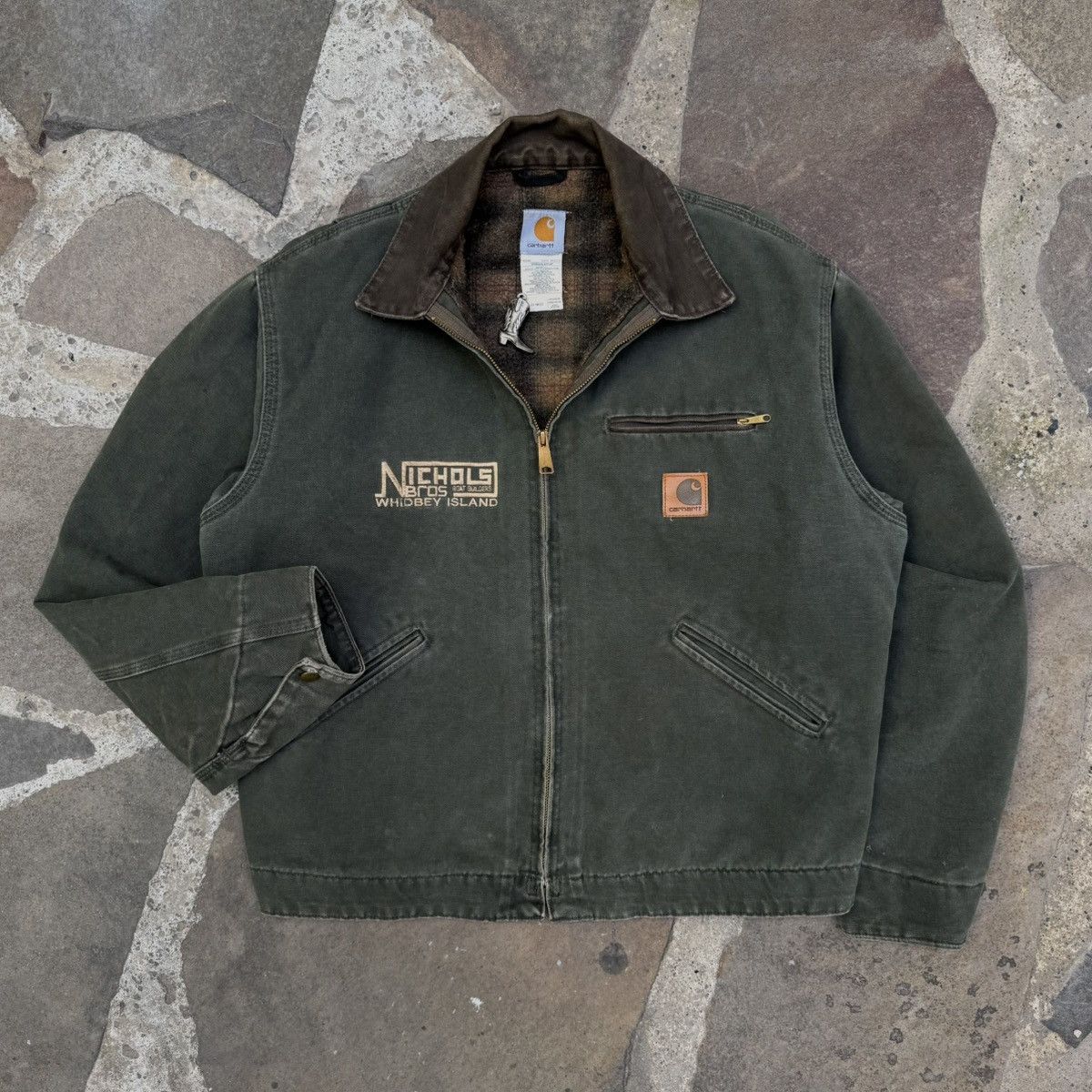 Carhartt 📦 SOLD 📦 CARHARTT DETROIT JACKET J97 MOS 00’s Big Logo Size US L / EU 52-54 / 3 - 2 Thumbnail