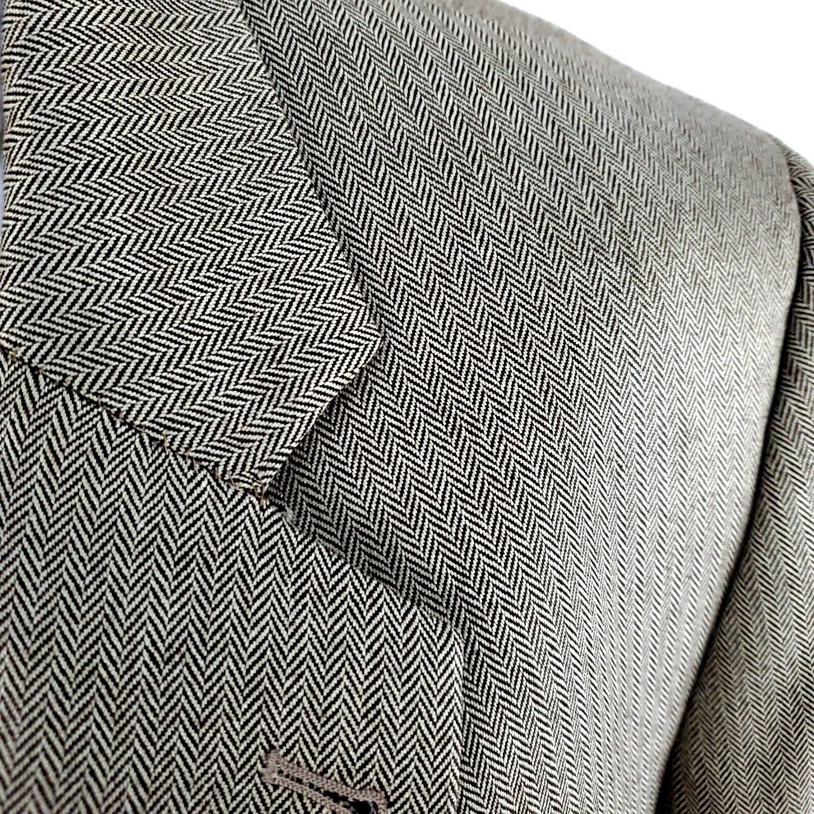 Jos. A. Bank DAMAGED Jos A Bank Silk Camel Hair 2 Button Sport Coat 44R B Size 44R - 2 Thumbnail