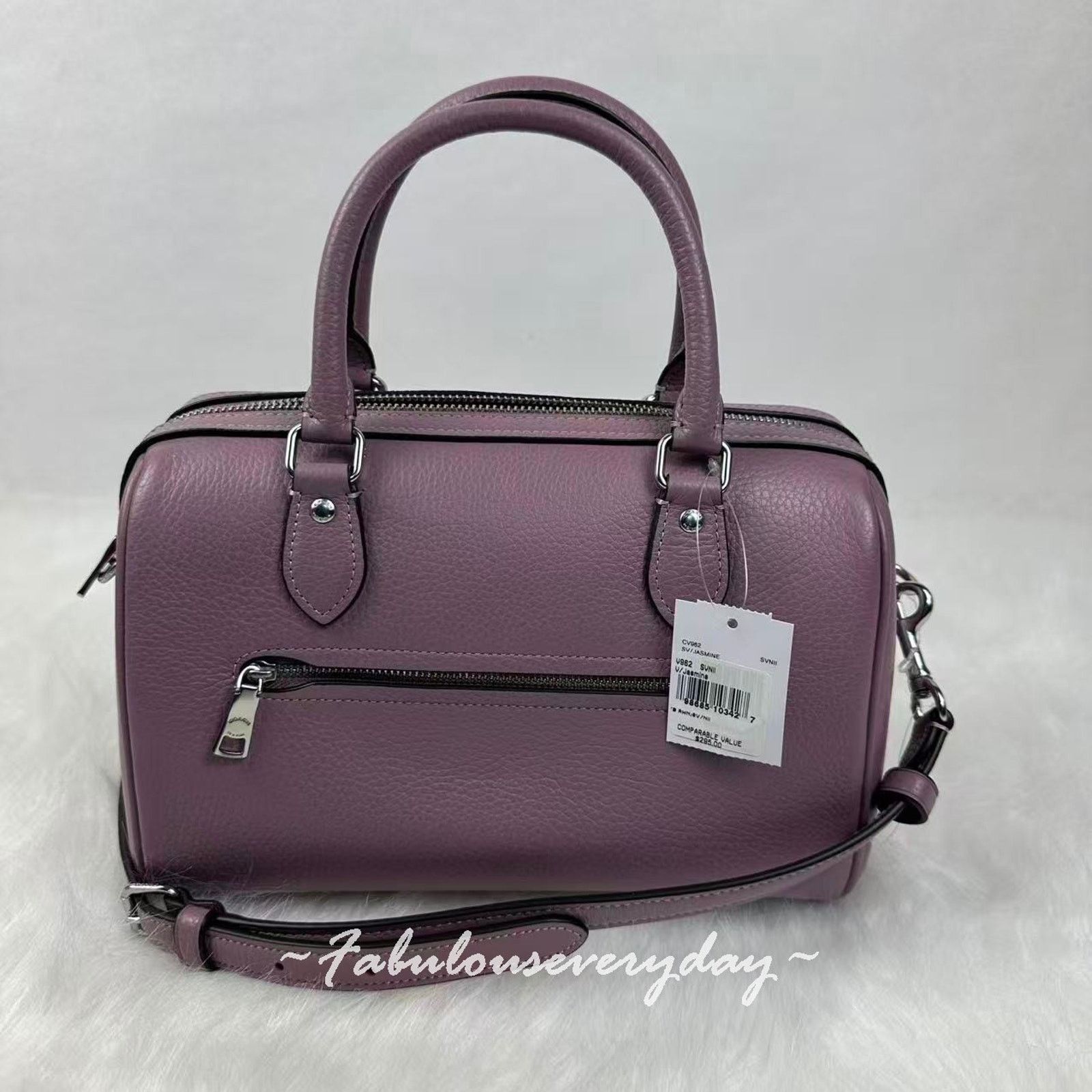 Coach Coach Rowan Satchel Bag Crossbody In leather/Silver/Jasmine Size ONE SIZE - 2 Thumbnail