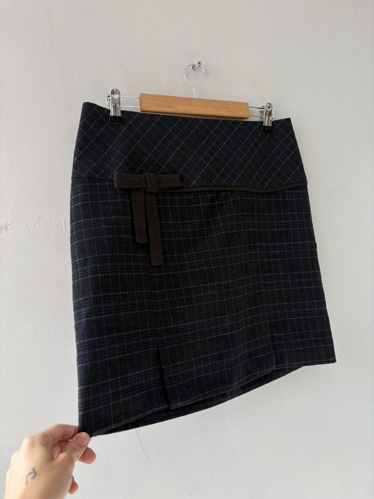 Vintage Herry wool skirt Size 26" / US 2 / IT 38 - 7 Thumbnail