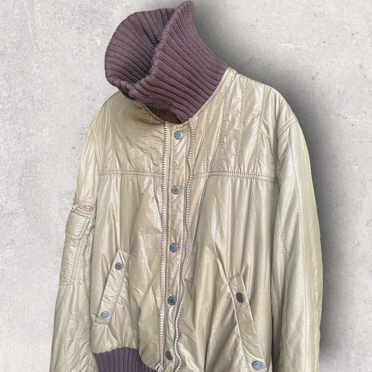 Dolce & Gabbana AW04 2 in 1 Modular High Neck Down Vest Jacket Size US M / EU 48-50 / 2 - 6 Thumbnail