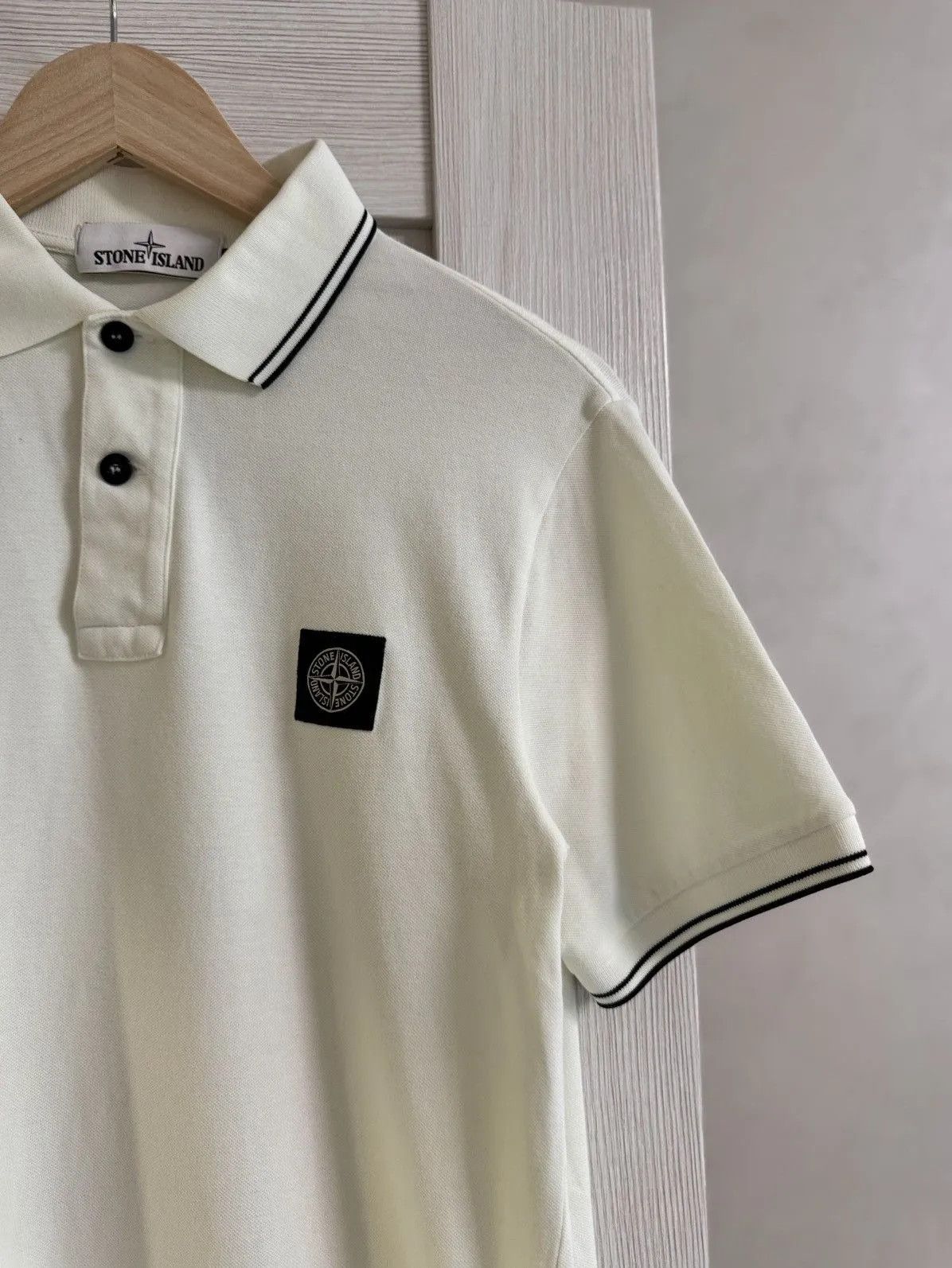 Massimo Osti Vintage Stone Island Polo Shirt Patch Program Logo Size US M / EU 48-50 / 2 - 9 Thumbnail