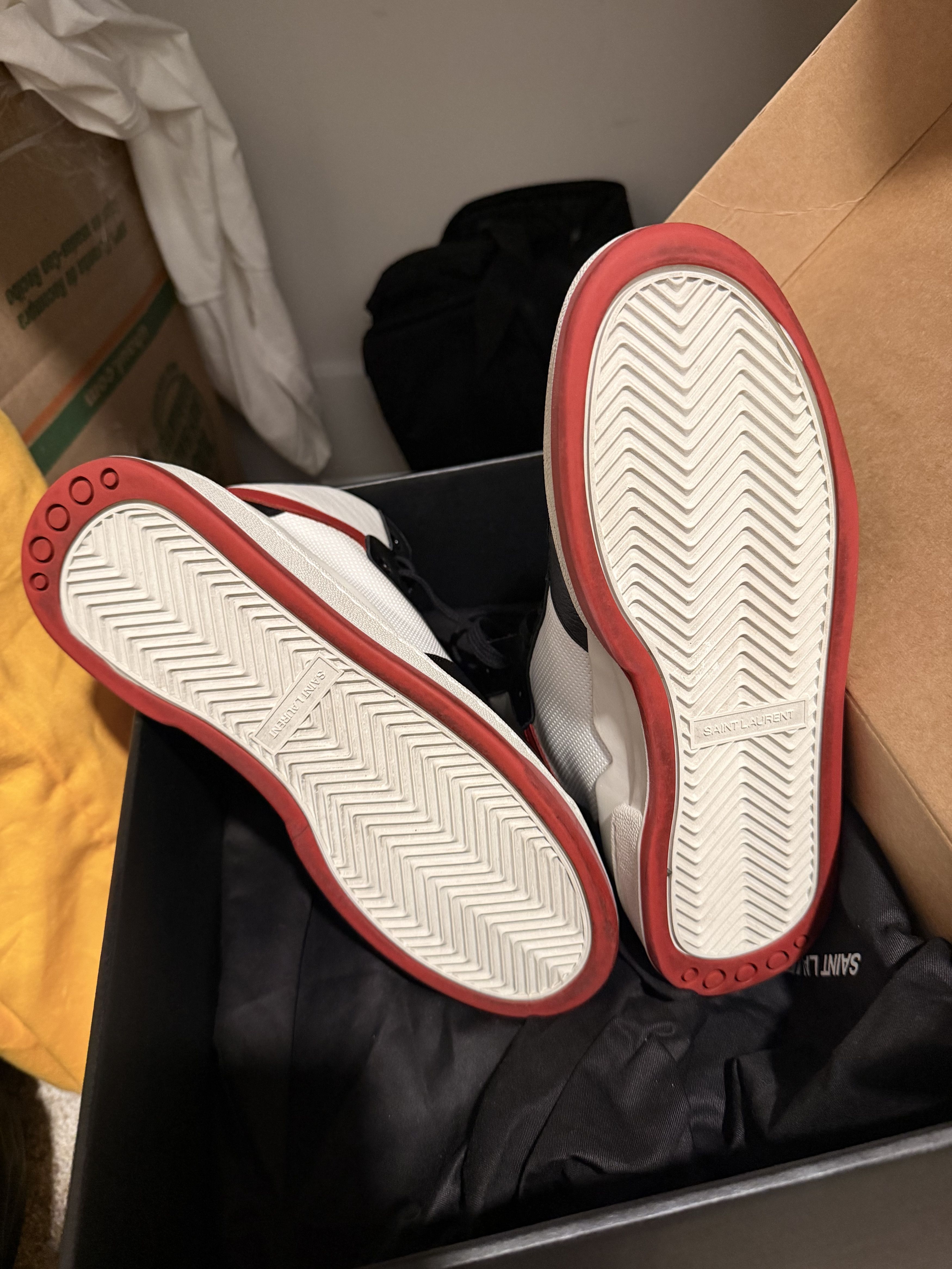 Saint Laurent Paris High top ysl men sneaker Size US 7 / EU 40 - 2 Thumbnail