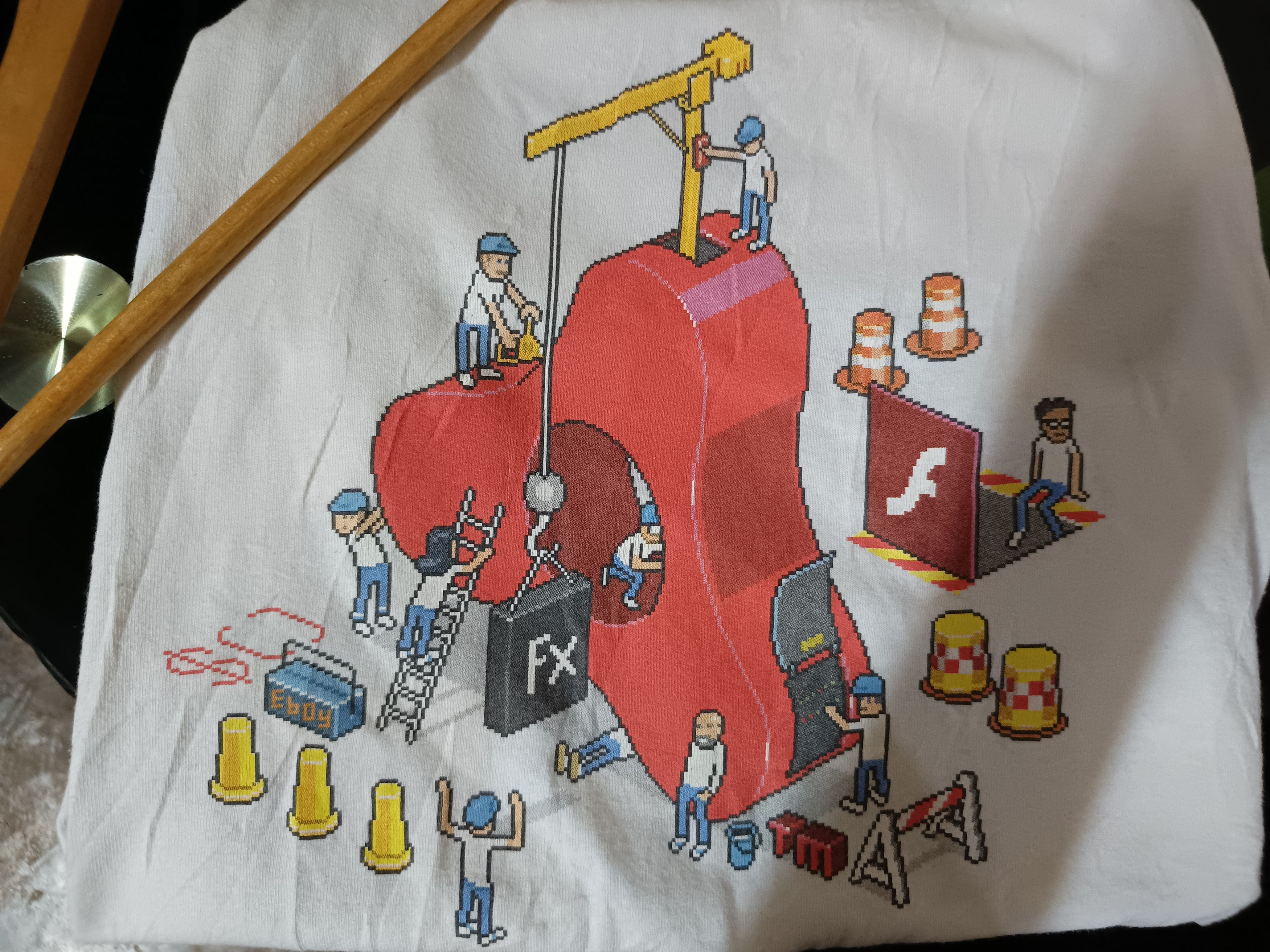 Vintage Adobe graphic ringer tee Size US S / EU 44-46 / 1 - 2 Thumbnail