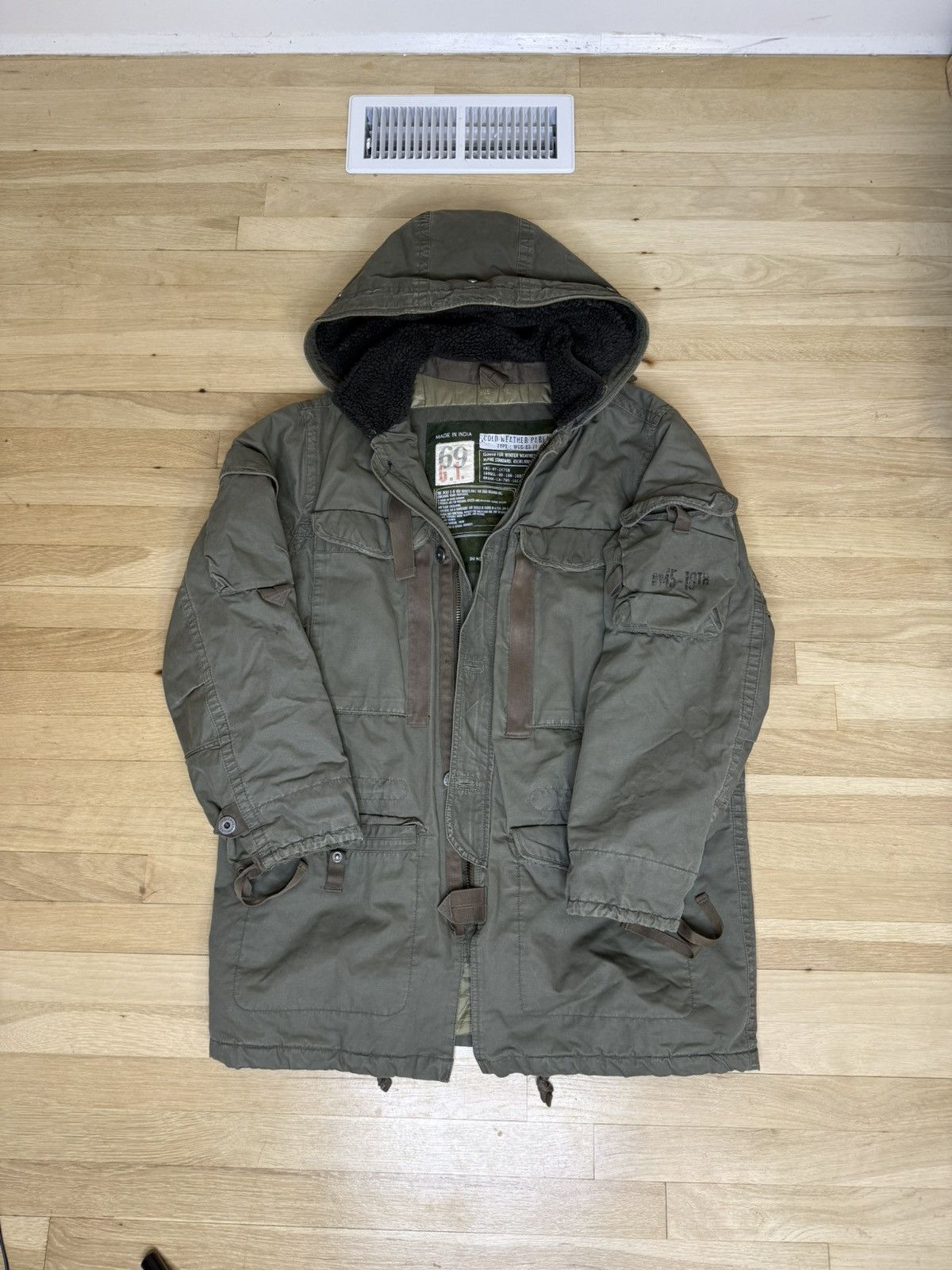 Gap Vintage Gap Cold Weather Military Parka Helmut Lang Green Size US L / EU 52-54 / 3 - 5 Thumbnail