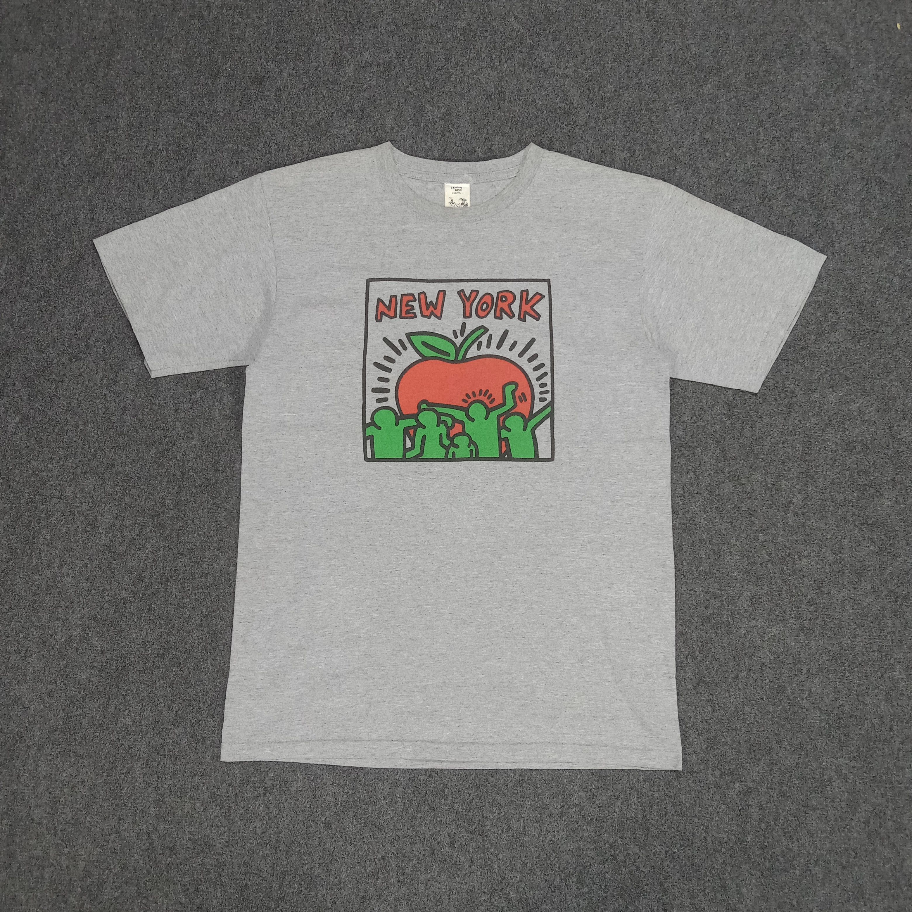 Keith Haring × Vintage Keith Haring New York Pop Art Style Tshirt Size US M / EU 48-50 / 2 - 1 Thumbnail