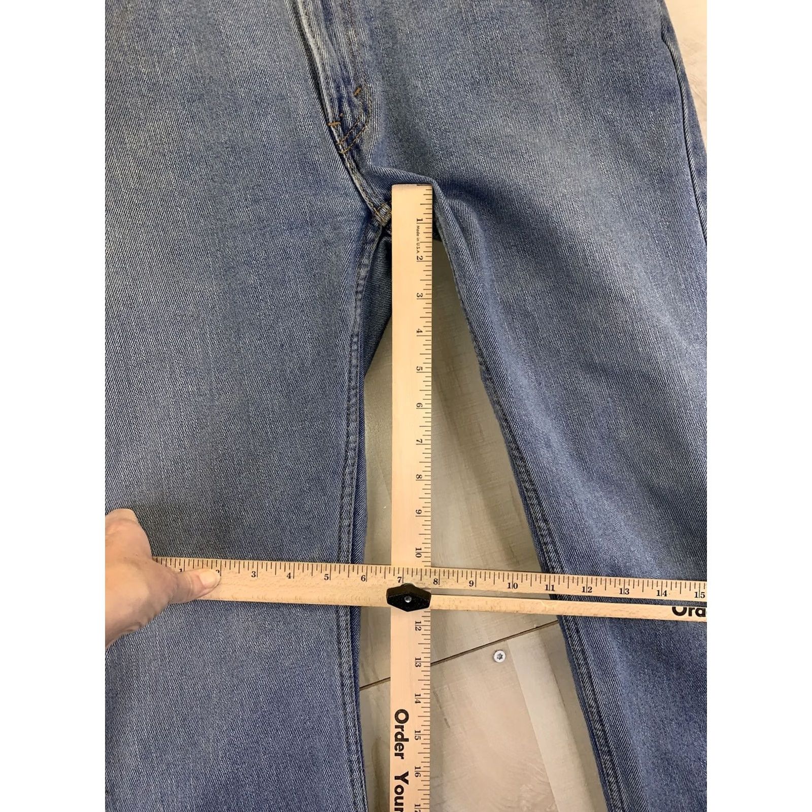 Levi's VINTAGE Levi’s Jeans Men 505 34x30 Blue Denim 5-Pocket Straight Size US 34 / EU 50 - 5 Thumbnail