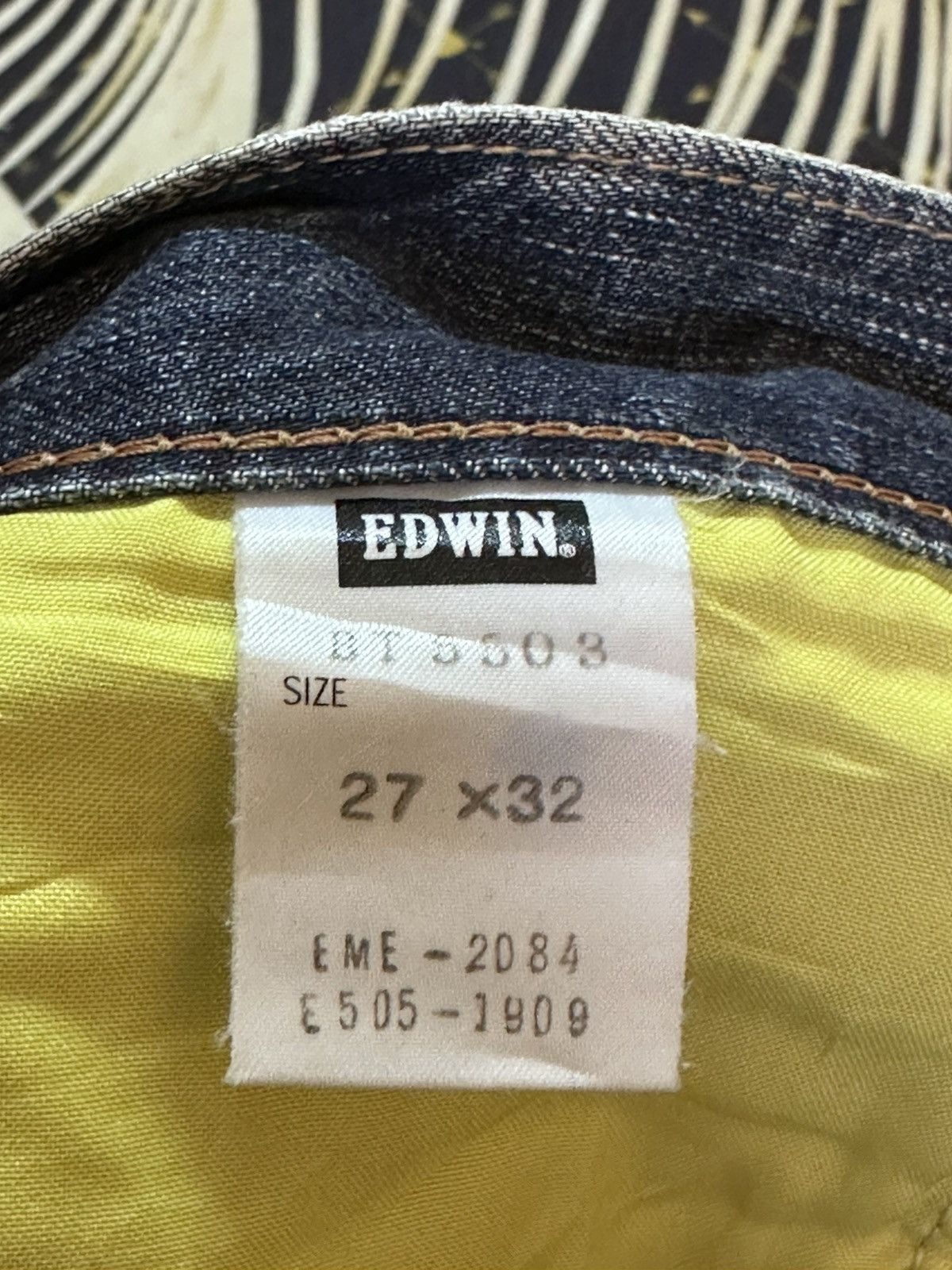 Edwin Vintage Edwin 503 Bluetrip Flare Bootcut Whiskers Denim Size US 29 - 10 Thumbnail