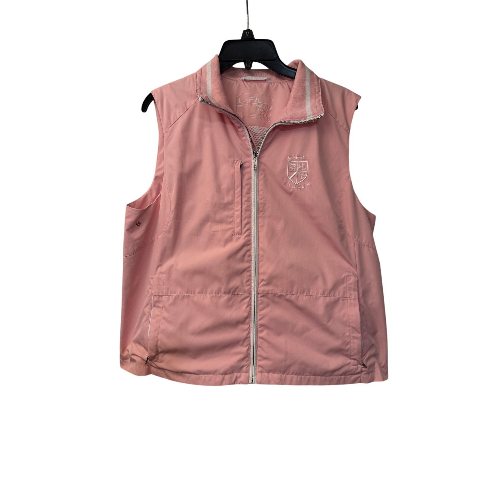 Lauren Ralph Lauren Lauren Ralph Lauren Pink Vest Embroidered Crest Size XL Size XL / US 12-14 / IT 48-50 - 5 Thumbnail
