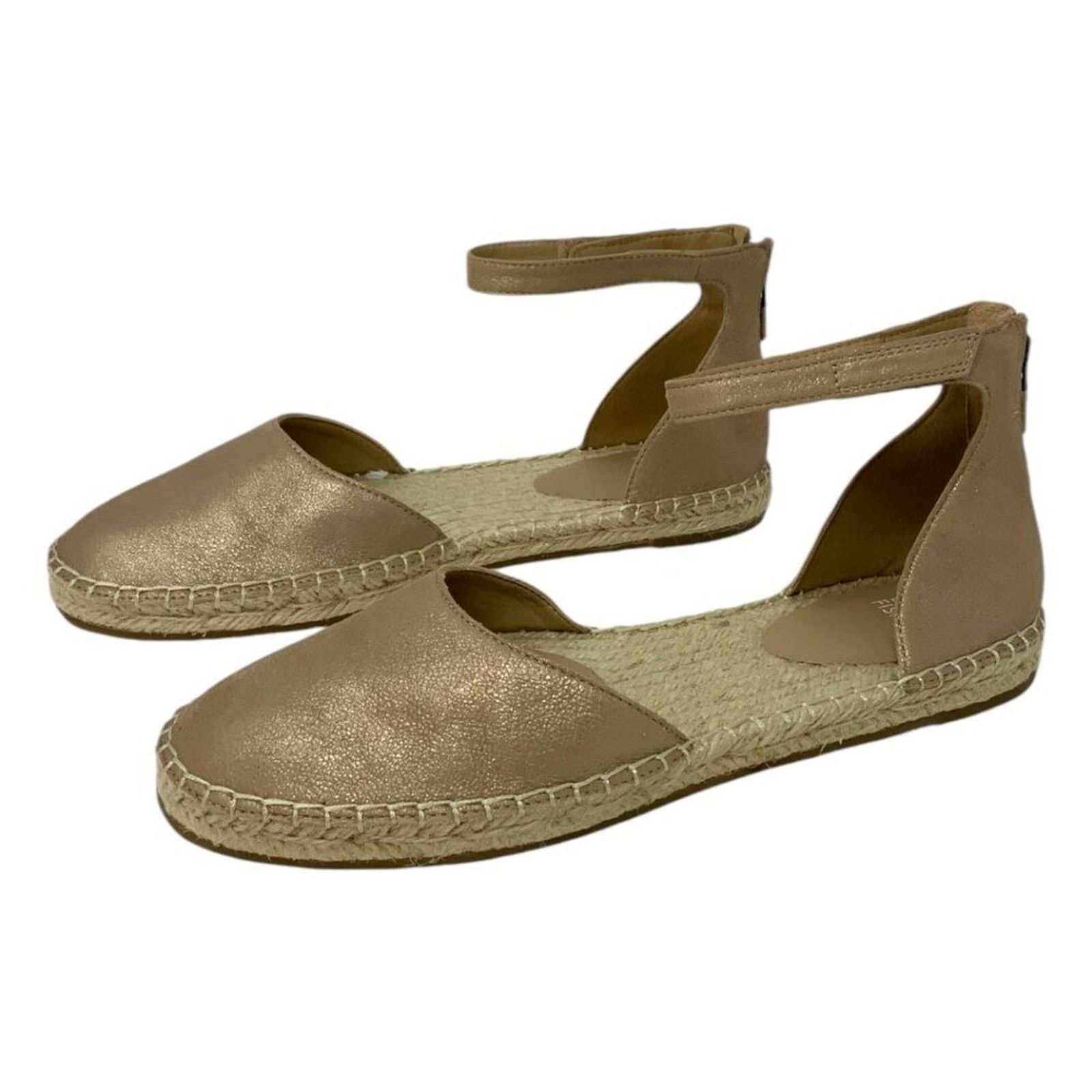 Eileen Fisher Eileen Fisher Lala Espadrille Flat Gold Size 9 NWT $195 MSRP Size US 9 / IT 39 - 5 Thumbnail