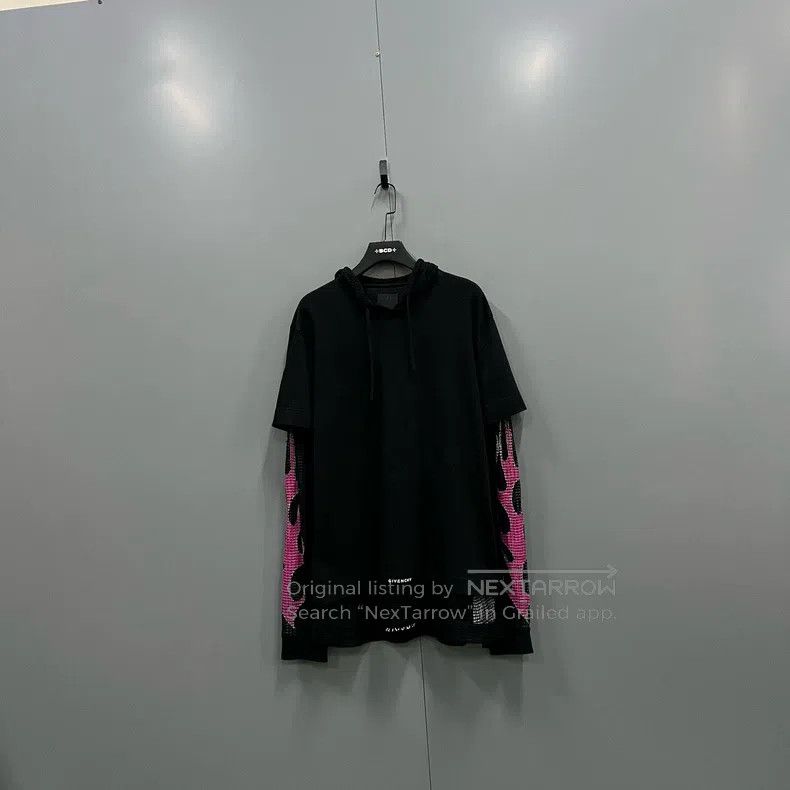 Givenchy Givenchy Fake Two Piece Qilin Arm Hoodie XL Size Size US XL / EU 56 / 4 - 1 Thumbnail