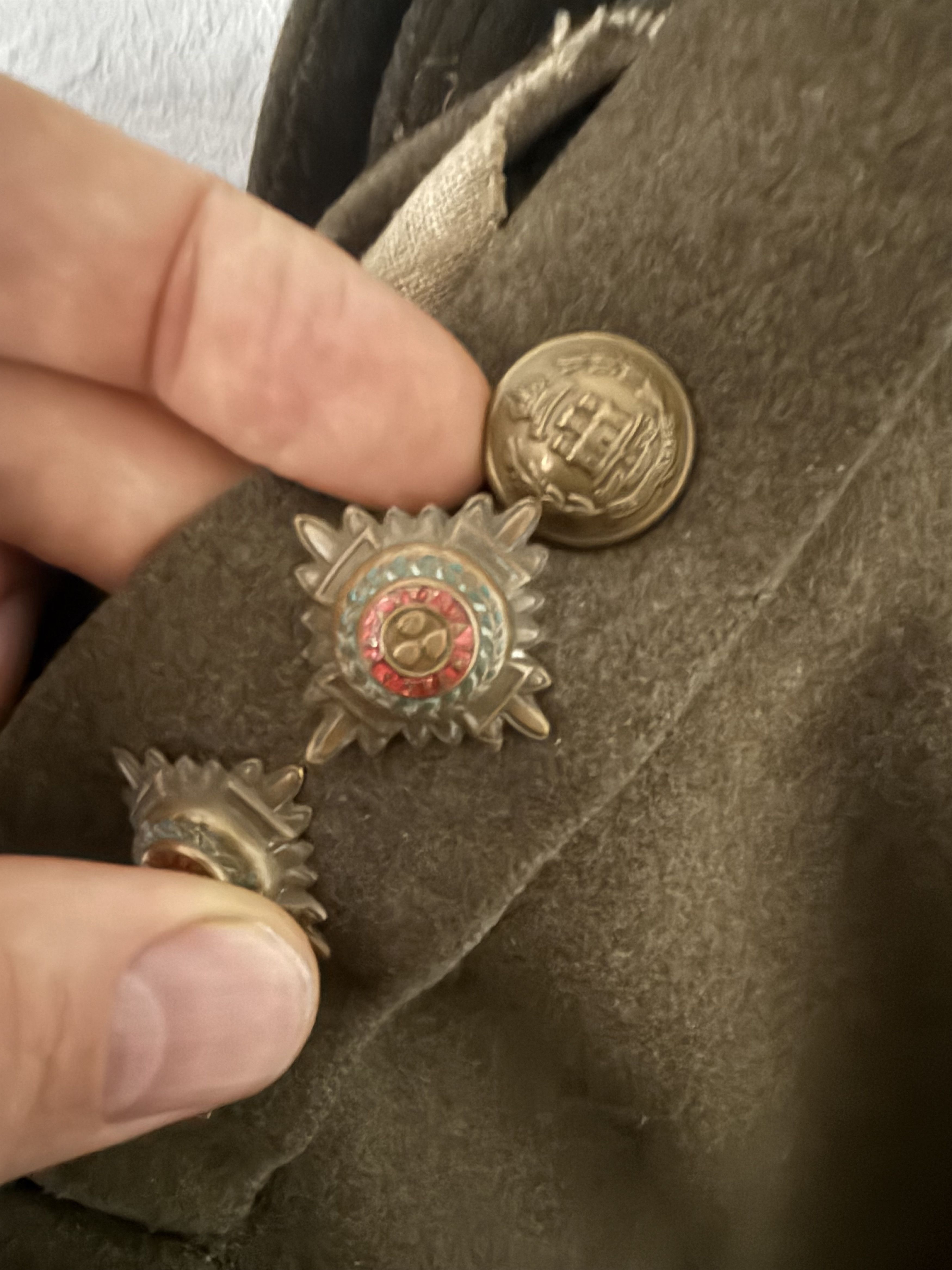 Vintage Antique British Military Archive Greatcoat WW1 Era Size US XXL / EU 58 / 5 - 10 Thumbnail
